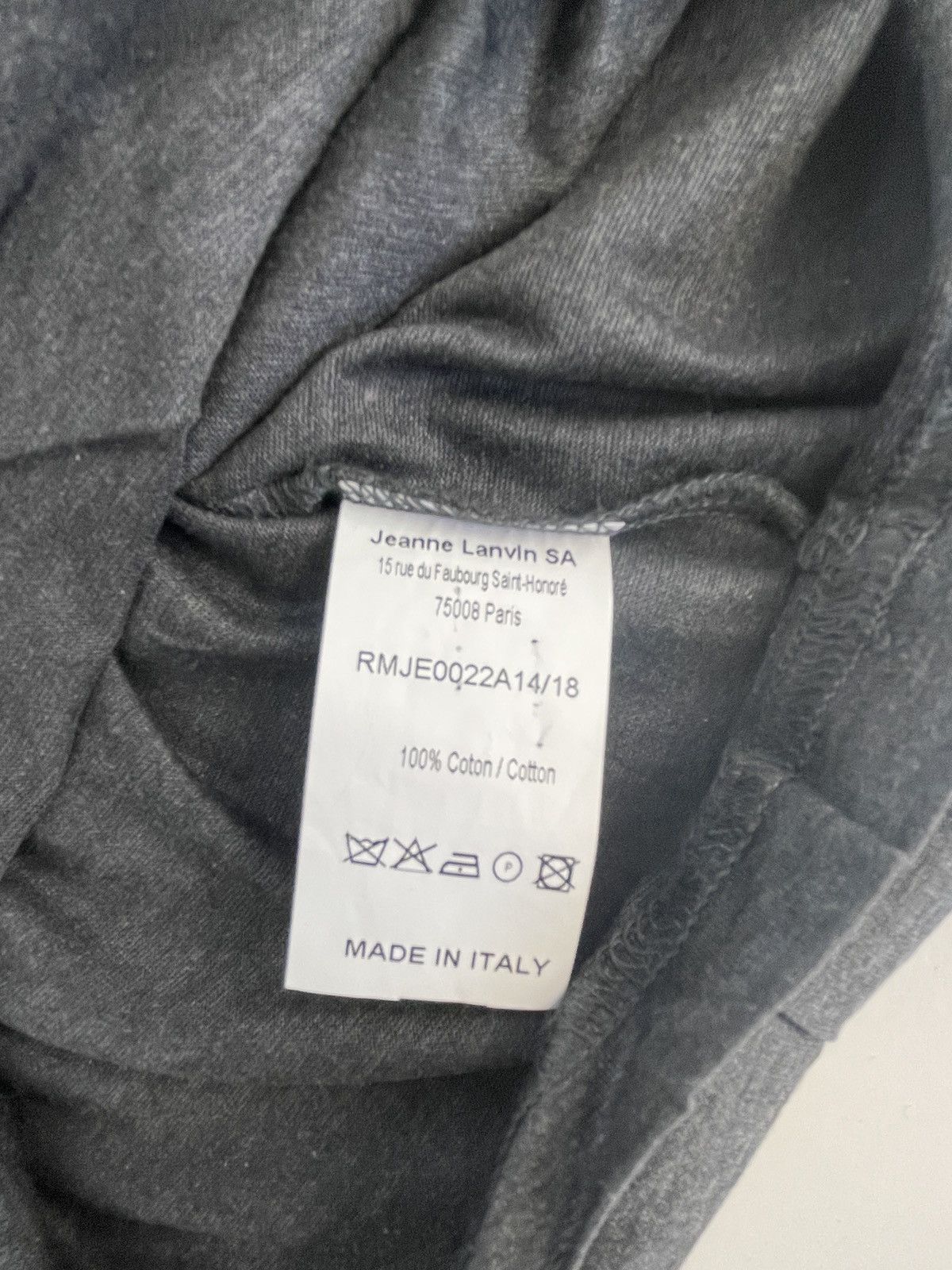 Lanvin Lanvin dark grey Wolve sequin t-shirt Size US S / EU 44-46 / 1 - 6 Thumbnail
