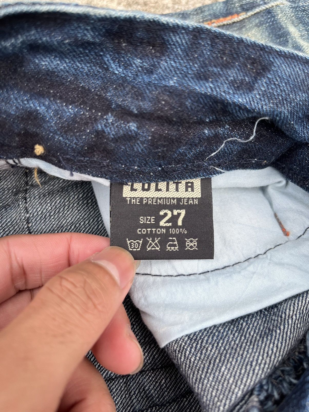 Hysteric Glamour Lolita yoshimoto nara flared jeans Size US 29 - 6 Thumbnail