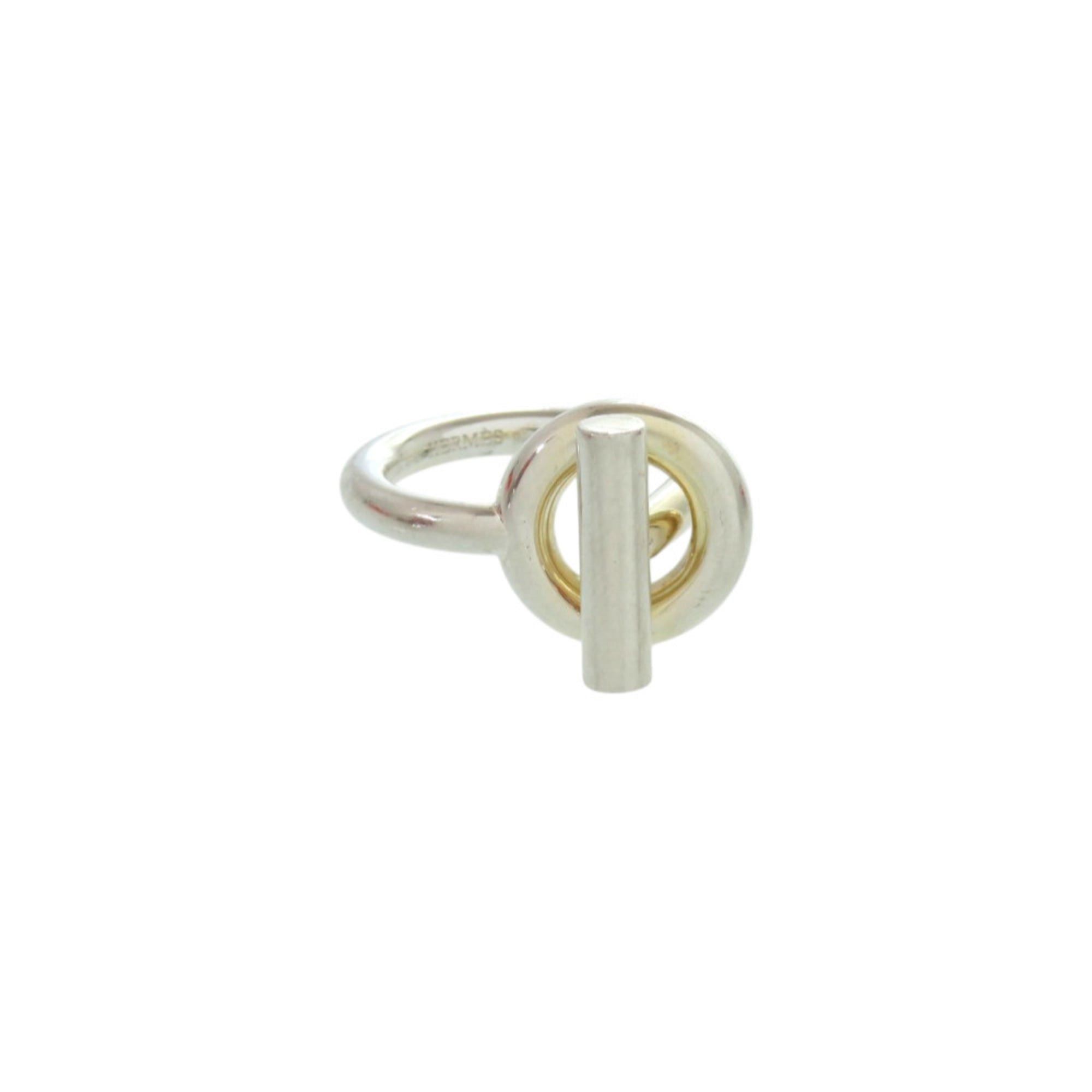 Hermes Excellent condition Hermes Echappé size 54 silver 925 ring 1257 Size ONE SIZE - 1 Thumbnail