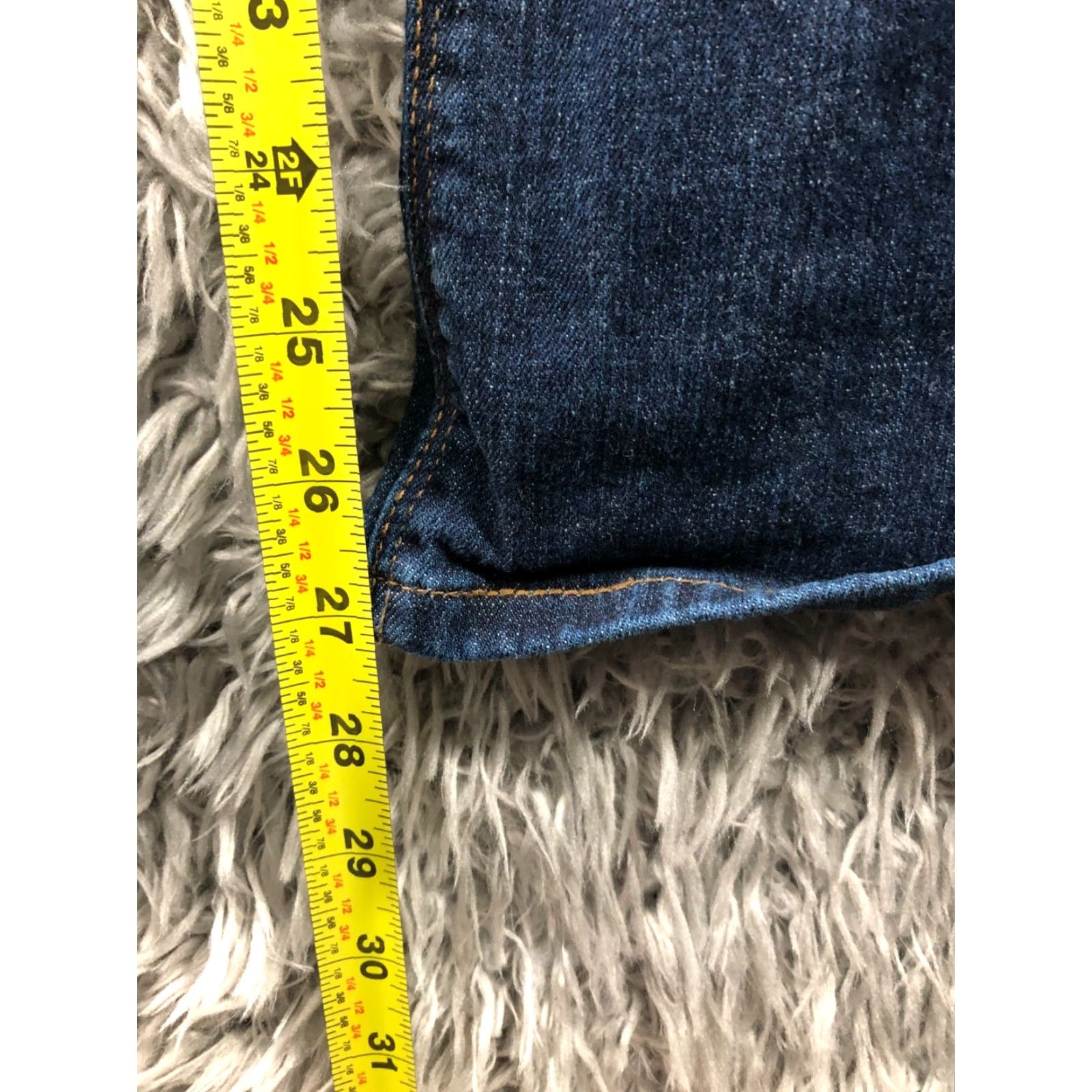 Levi's Levi's Jeans Plus Size 20 Womens Bootcut Denim Dark Wash Blue 5-Pocket Regular Rise High Vintage No 28 Inseam Size 42" / US 20 - 3 Thumbnail