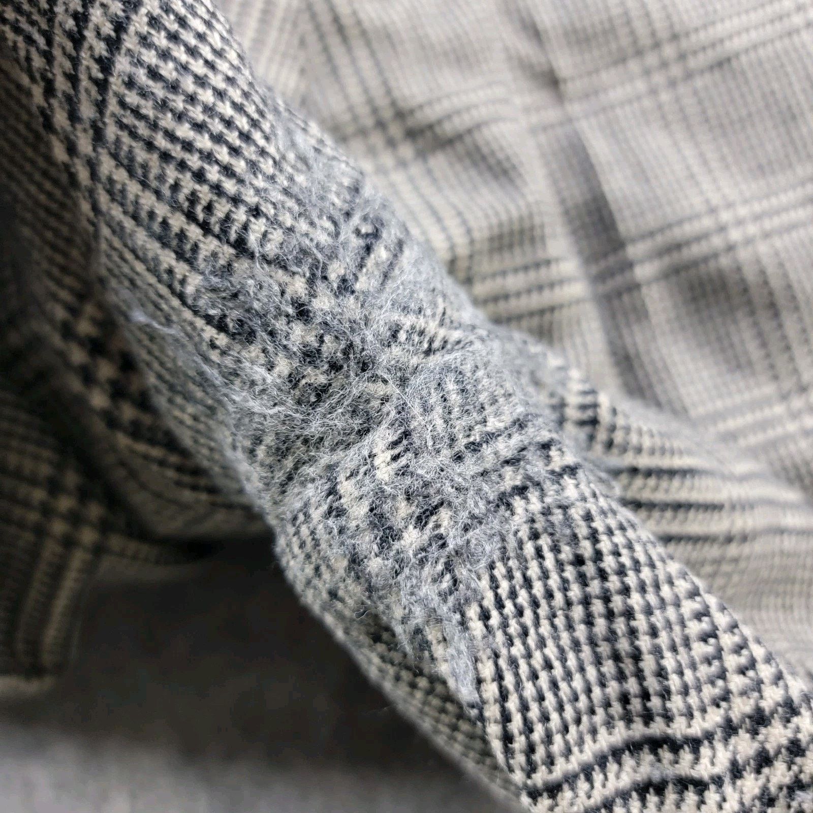 Todd Snyder Todd Snyder Plaid Wool Trouser Multi Cream Black *Read* Size US 31 - 17 Thumbnail