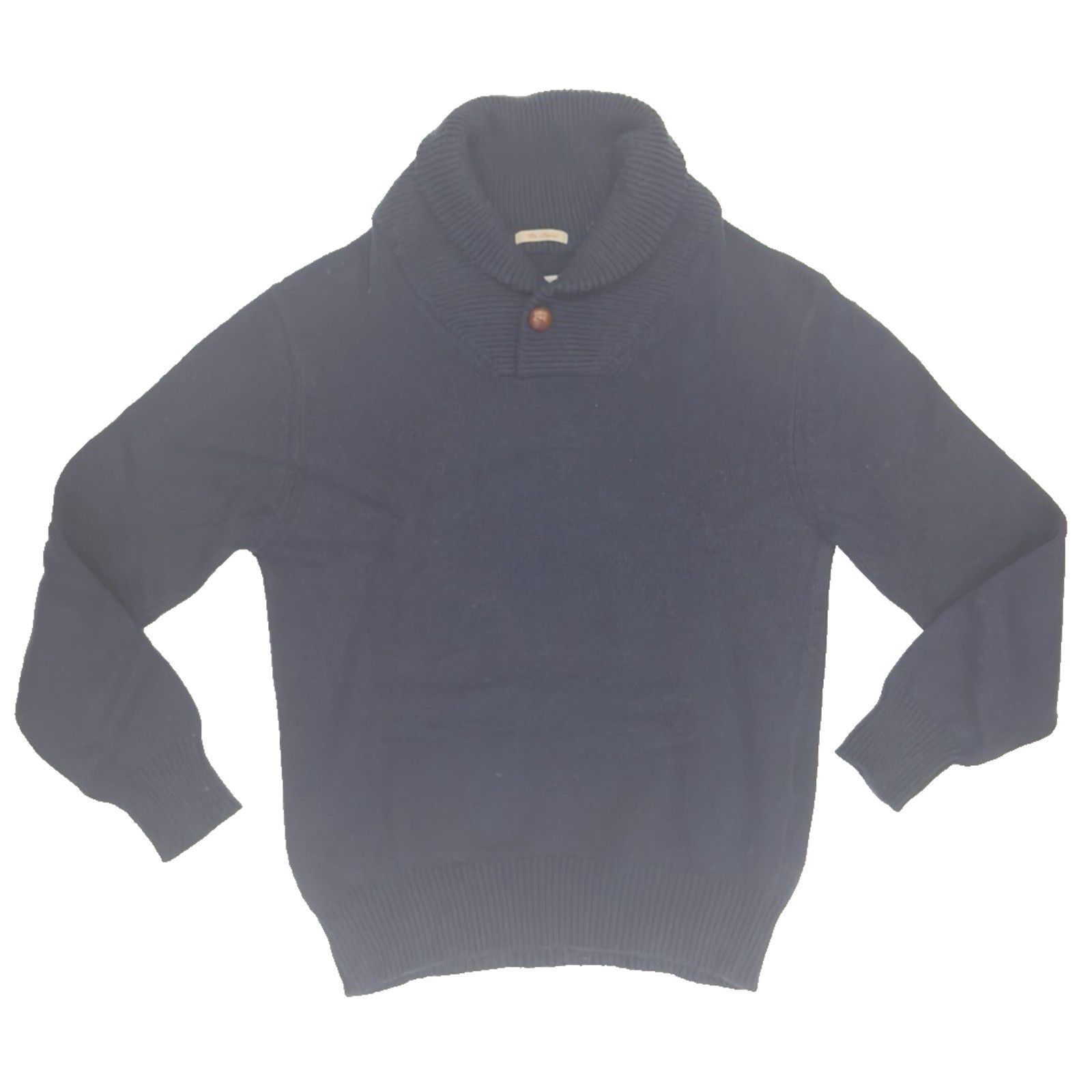 Gant Rugger Men's The Shawler Navy Wool Sweater Size M