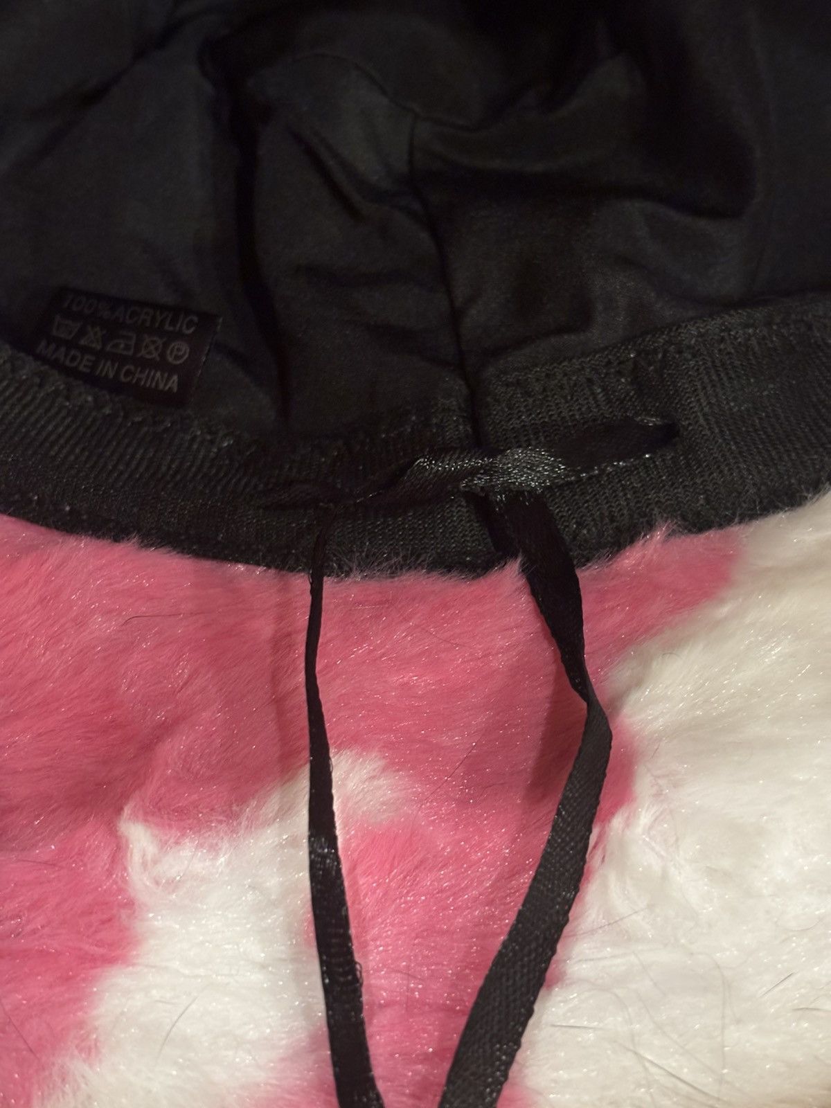 Other Pink & white faux fur bucket hat.wh0324 Size ONE SIZE - 6 Thumbnail