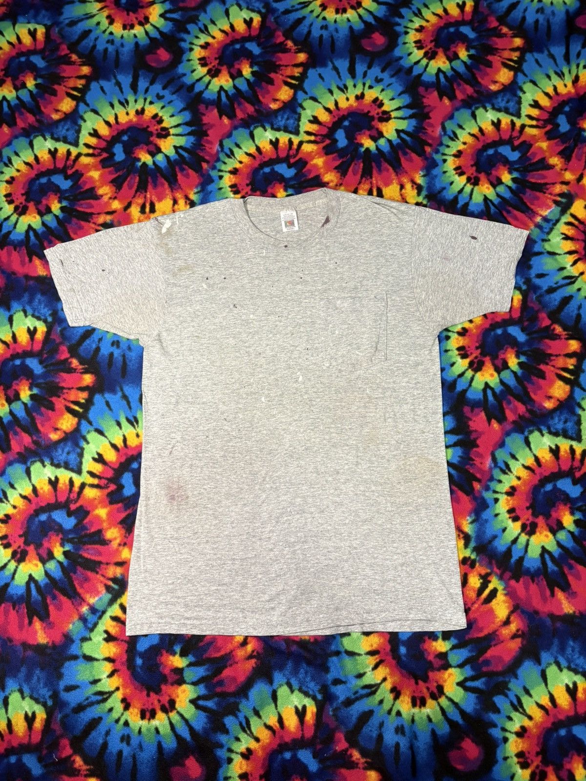 Fruit Of The Loom Vintage 80’s Fruit Of The Loom painters tee Size US L / EU 52-54 / 3 - 1 Thumbnail