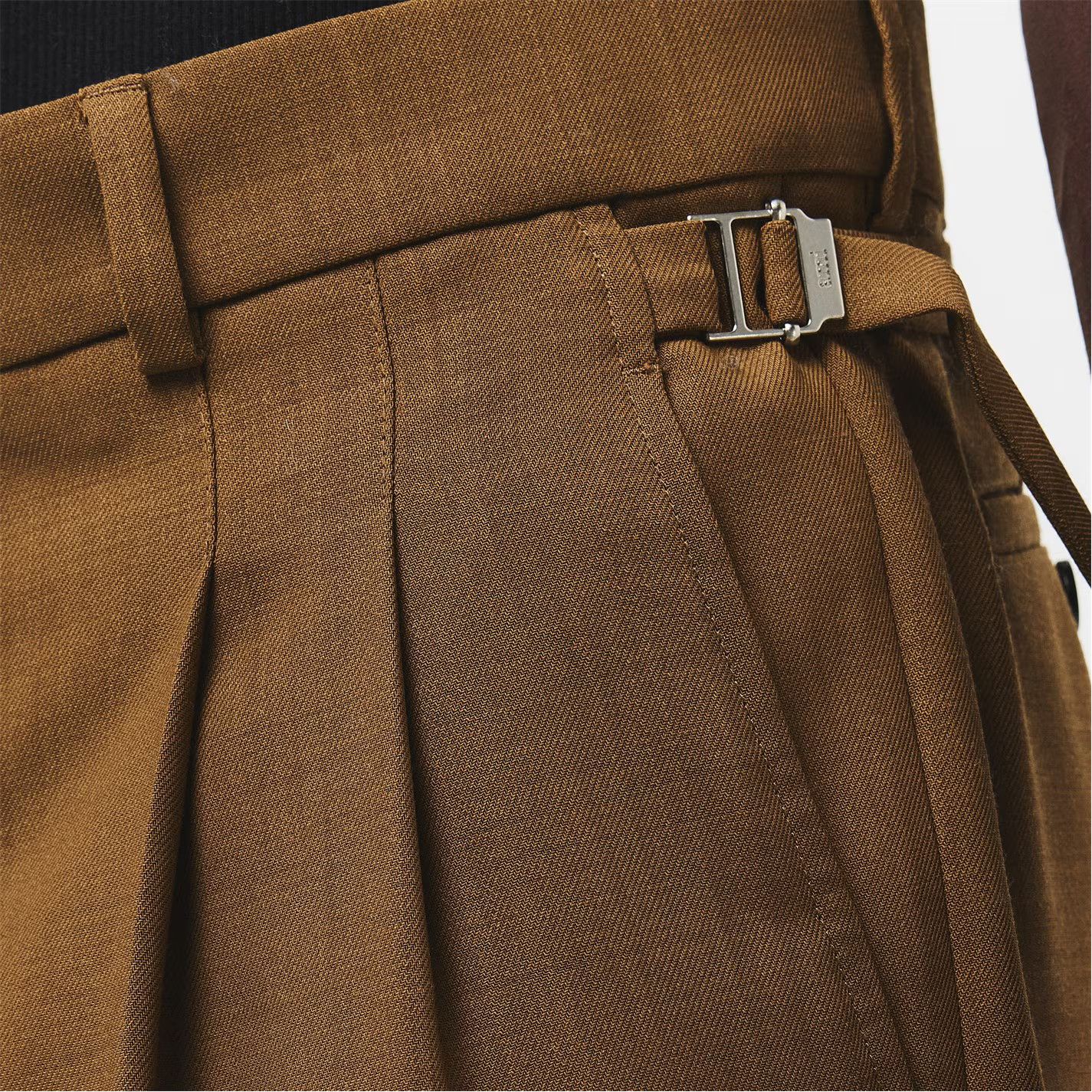 AMI o1g2r1mq0326 Straight Leg Trousers in Noisette Size US 30 / EU 46 - 5 Thumbnail