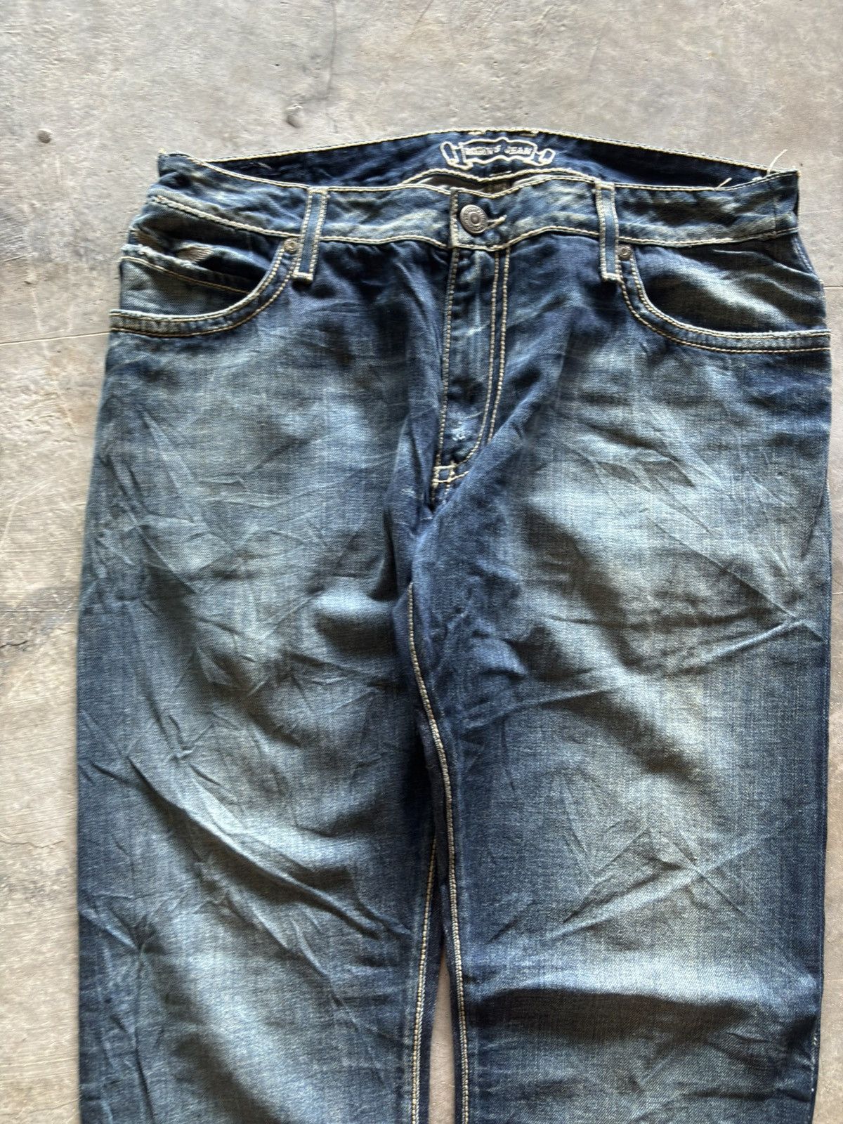 Robins Jeans ROBINS JEANS slim jeans cross wing back patches rapper Size US 34 / EU 50 - 2 Thumbnail
