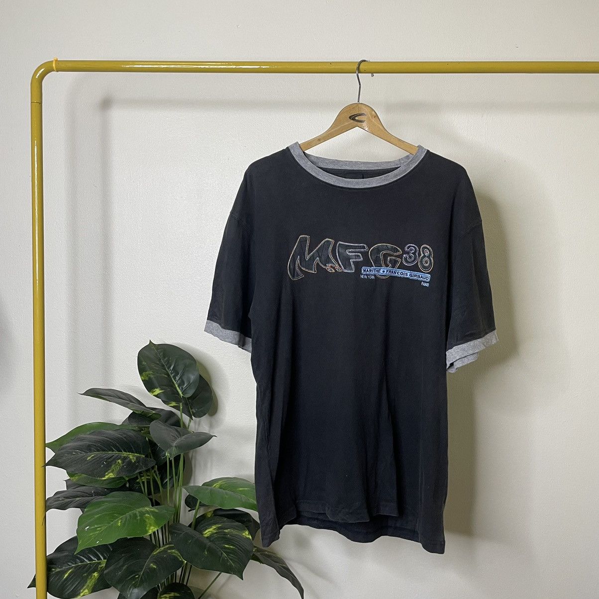 Marithe + Francois Girbaud MFG Embroidery Detailing Ringer T Shirt Size US L / EU 52-54 / 3 - 1 Thumbnail