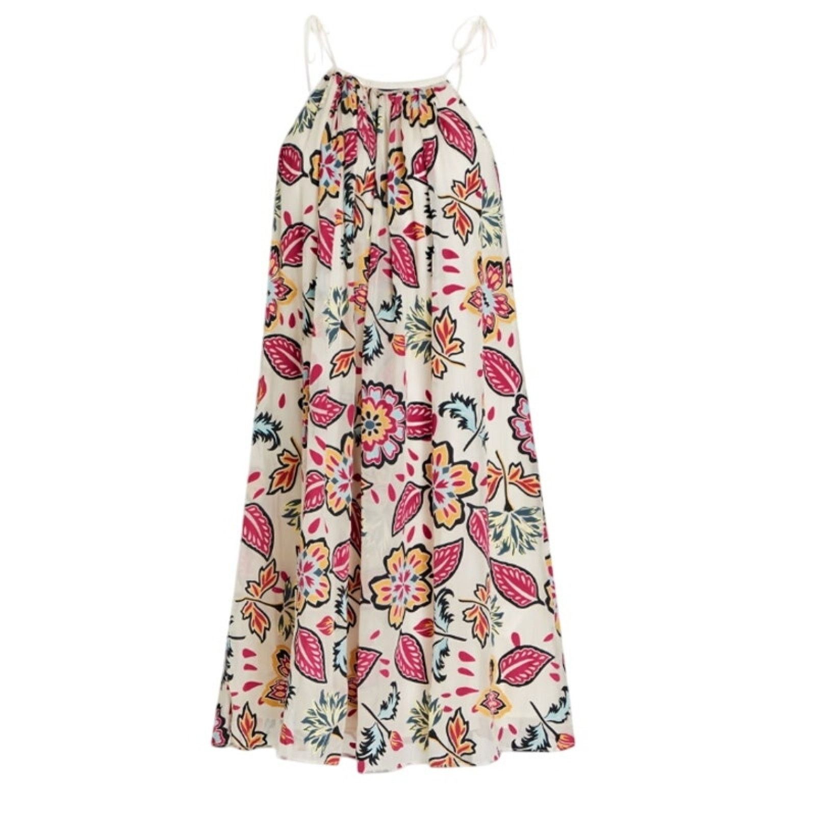 Rag & Bone Bailey gathered floral print devoré georgette mini dress Size L / US 10 / IT 46 - 1 Thumbnail