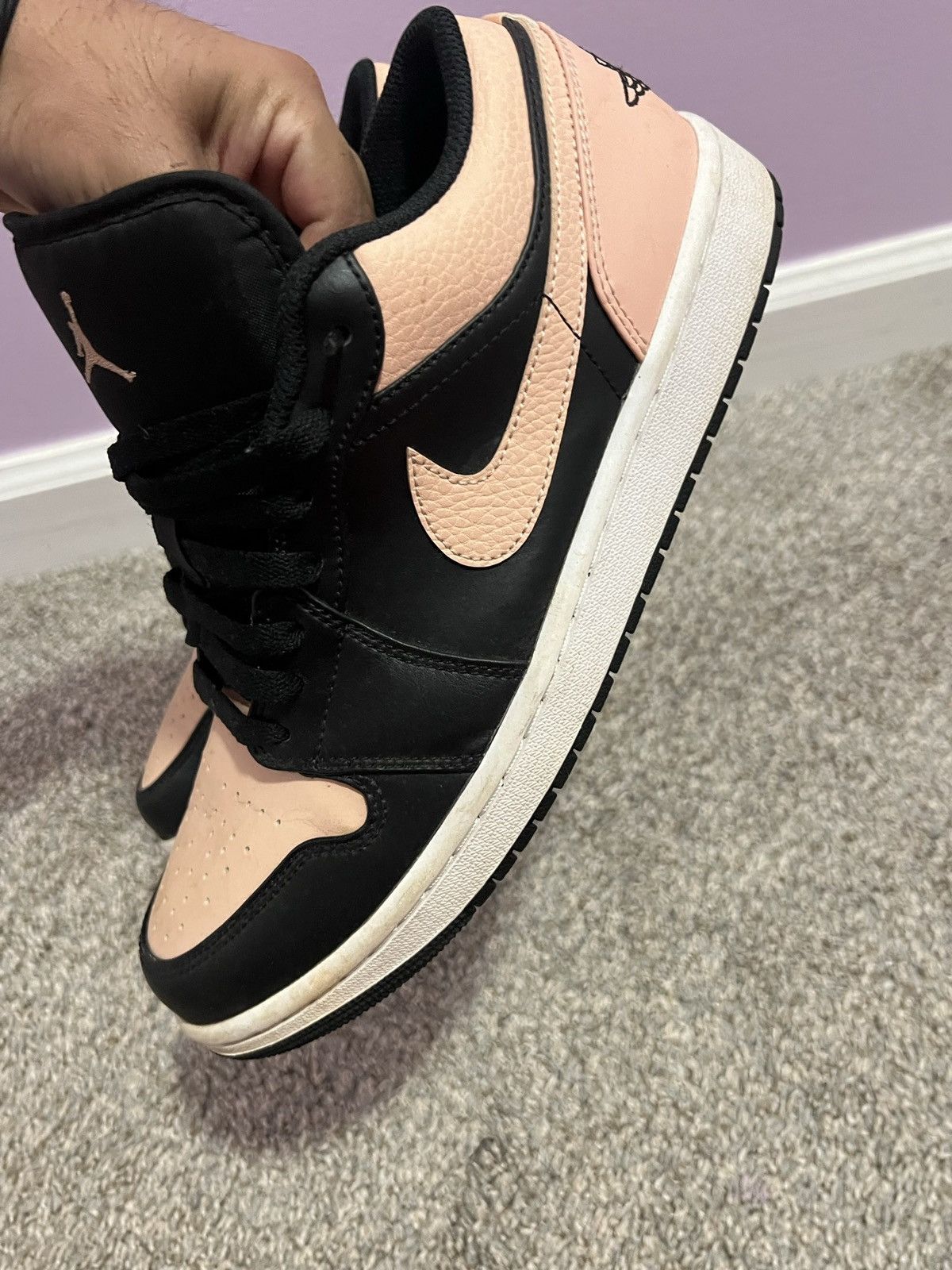 Jordan Brand Jordan 1 Low Crimson Tint sz 9 Size US 9 / EU 42 - 11 Thumbnail