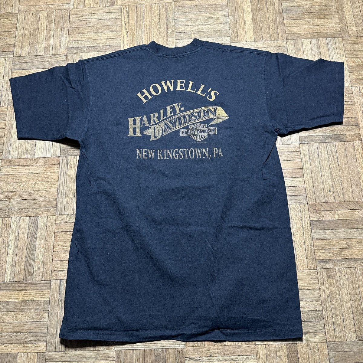 Vintage Vintage Harley Davidson 90th Anniversary tee Size US L / EU 52-54 / 3 - 2 Thumbnail