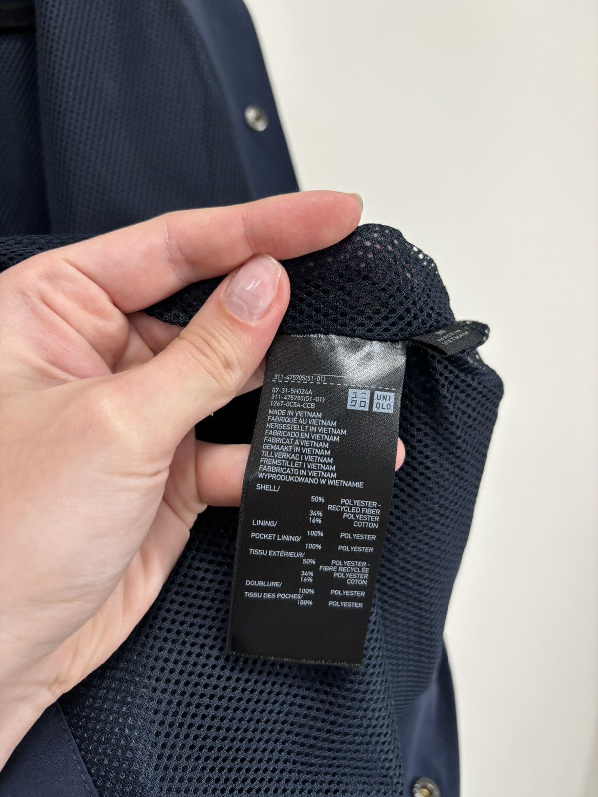 Uniqlo Paperboy X Uniqlo Rare Navy Blue Limited Capsule Jacket Coat Size US M / EU 48-50 / 2 - 17 Thumbnail
