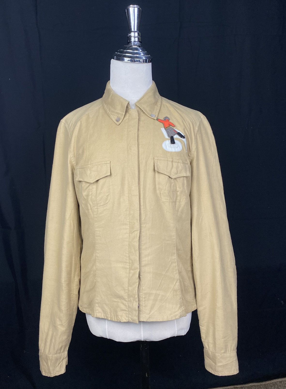 Prada Vintage Prada Button Up jacket Size US XXS / EU 40 - 1 Thumbnail