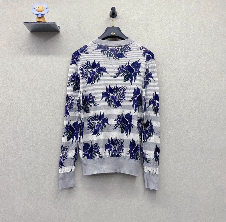Louis Vuitton Louis Vuitton Grey striped sweater 2503-Nextarrow Size US S / EU 44-46 / 1 - 2 Thumbnail