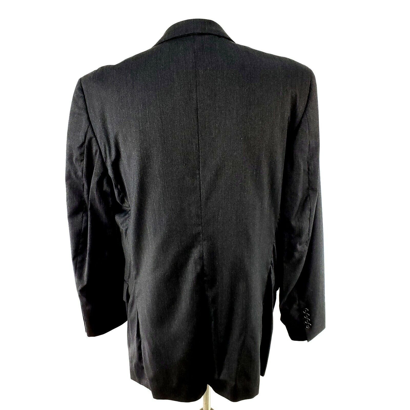 Jos. A. Bank Jos A Bank Signature Wool 2 Button Blazer 42L Gray Sport Coa Size 42L - 7 Thumbnail