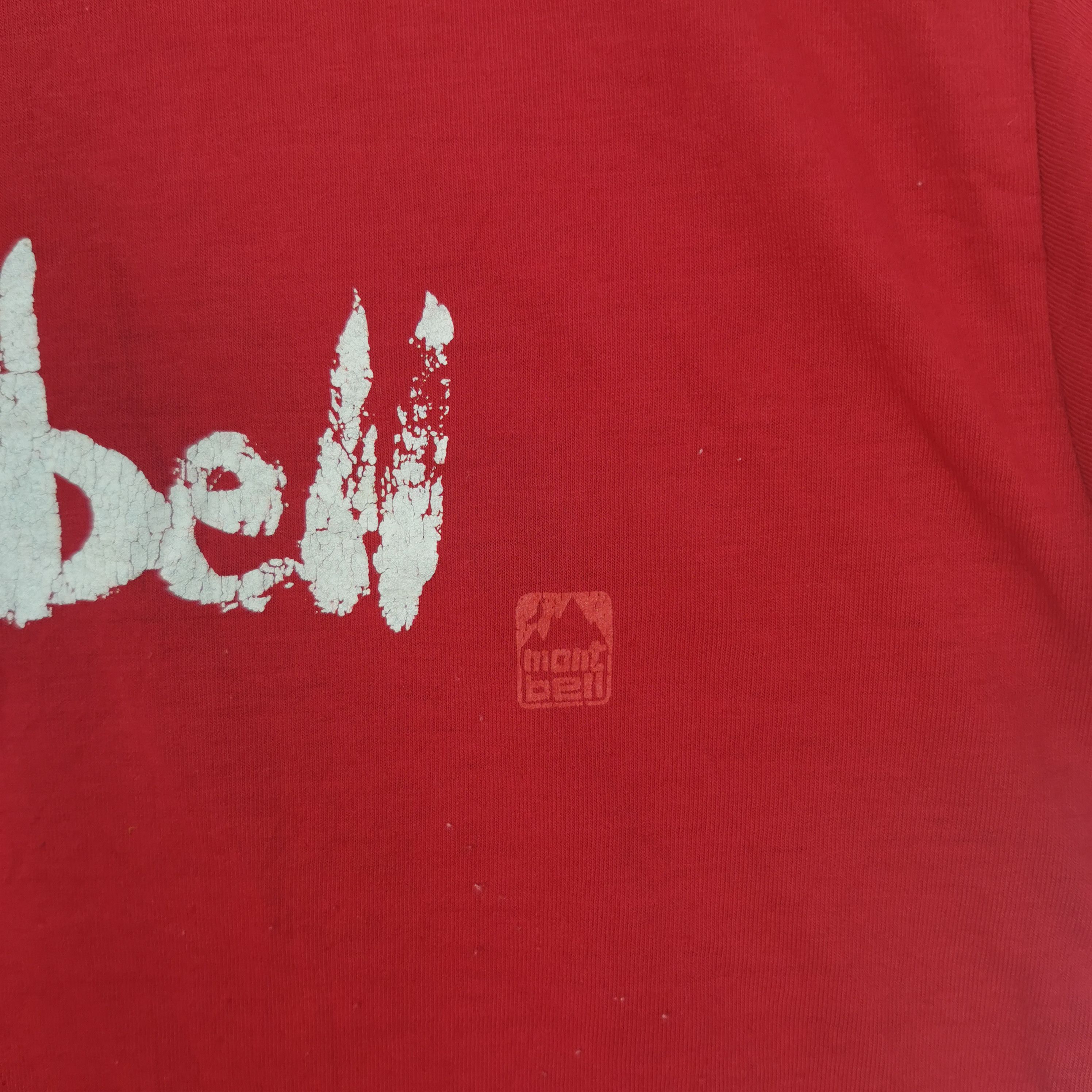 Montbell Vintage 90s Montbell T-Shirt Montbell Crewneck SOLD Size US S / EU 44-46 / 1 - 5 Thumbnail