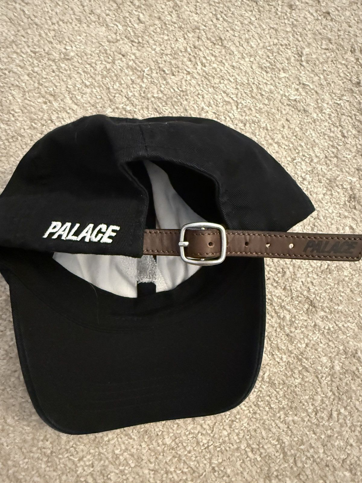 Palace Palace P 6-Panel (Black) Size ONE SIZE - 6 Thumbnail