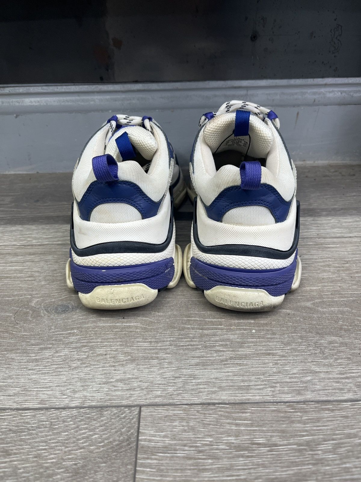 Balenciaga Balenciaga triple S blue high top sneakS Size US 9 / IT 39 - 5 Thumbnail
