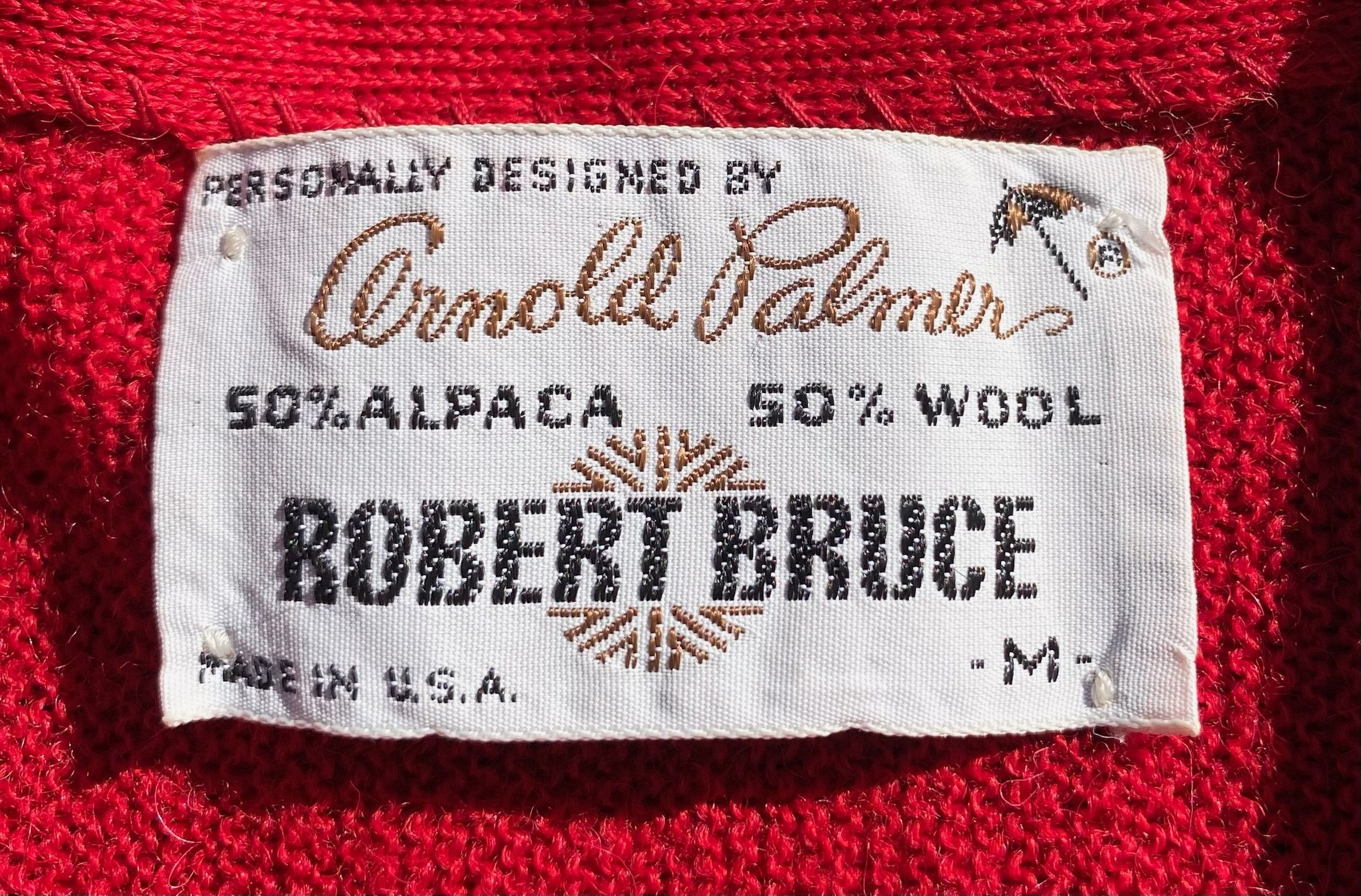 Vintage 60’s Arnold Palmer Alpaca Wool Distressed Cardigan Medium Size US M / EU 48-50 / 2 - 4 Thumbnail