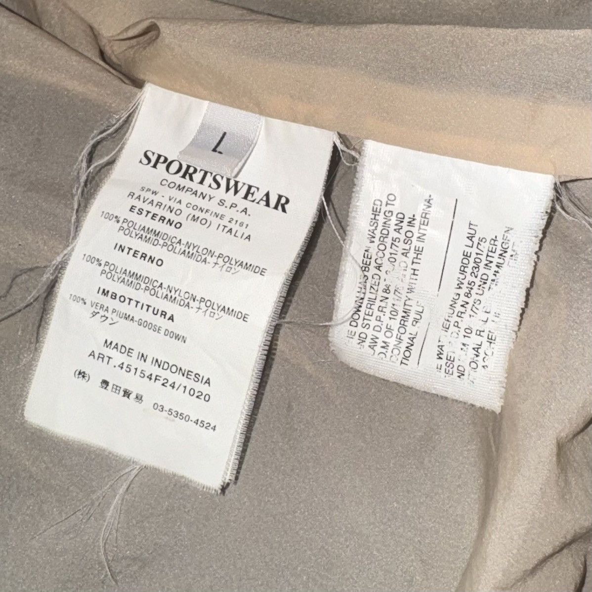 Stone Island Stone Island 2006 Opaque Nylon Down Jacket Size US M / EU 48-50 / 2 - 10 Thumbnail