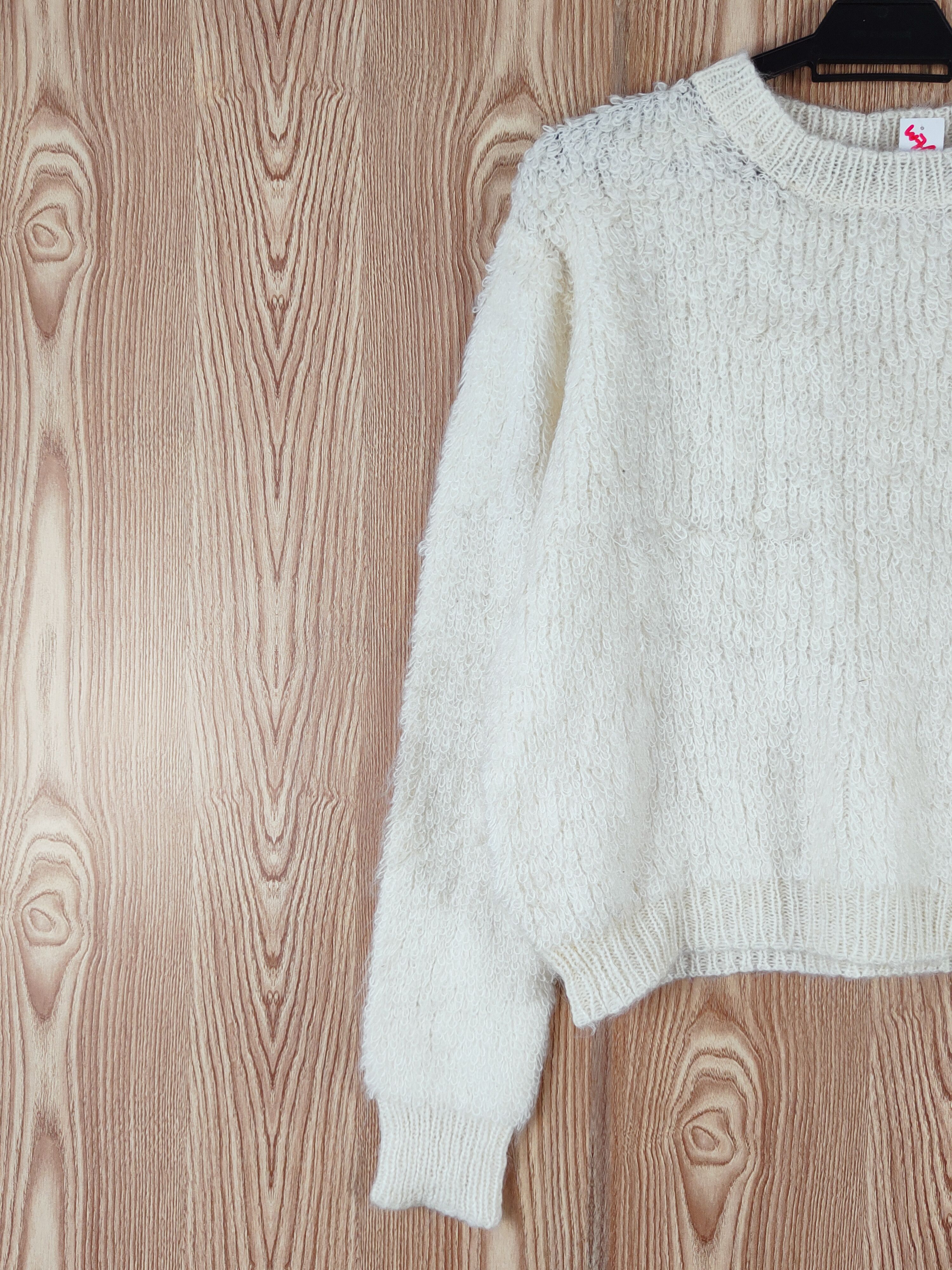 Japanese Brand Japanese Brand Ivory Knitwear Sweatshirts #W766 Size US M / EU 48-50 / 2 - 3 Thumbnail