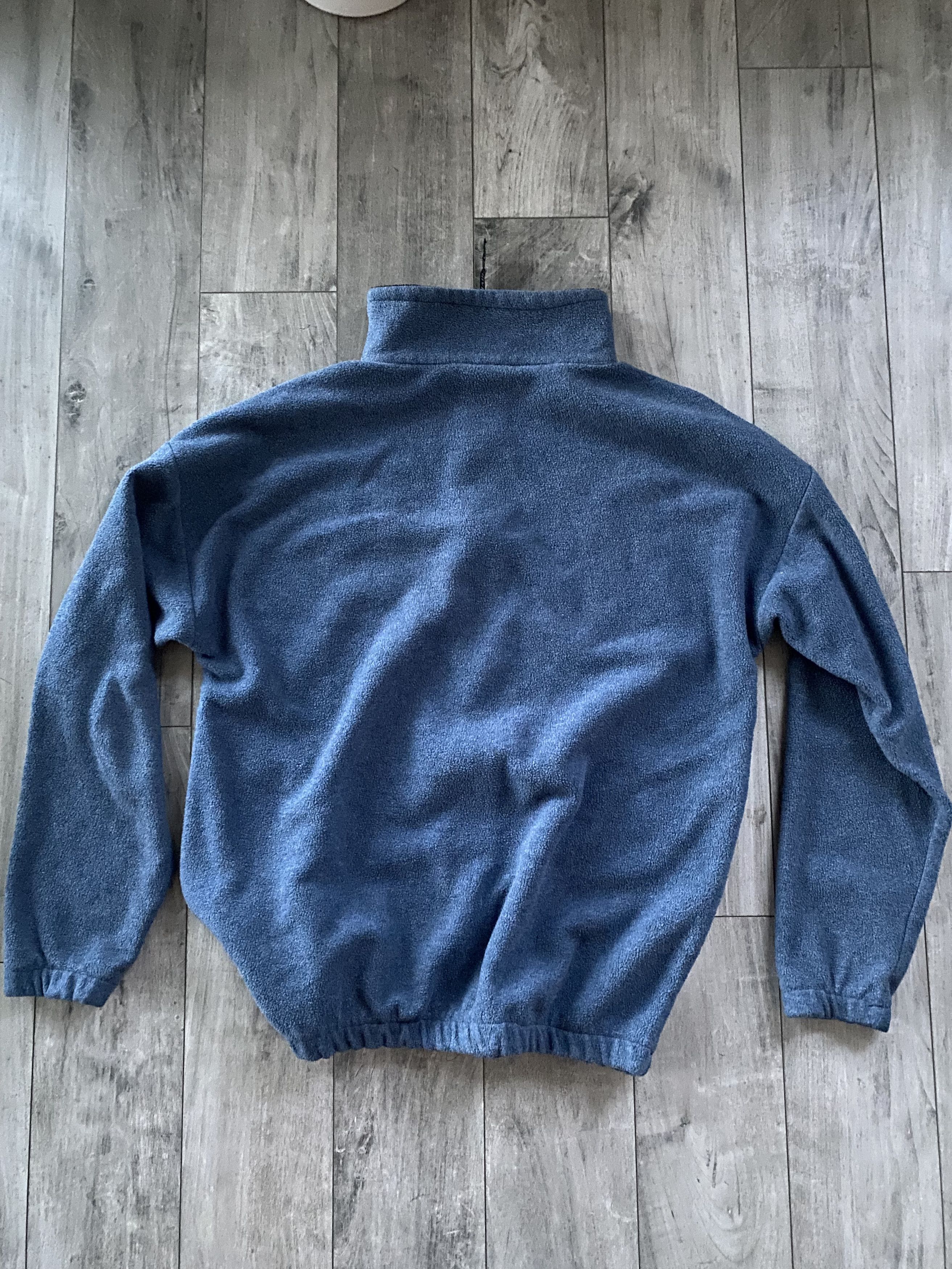 Vintage Vintage Blue Fleece Jacket Size US M / EU 48-50 / 2 - 2 Thumbnail