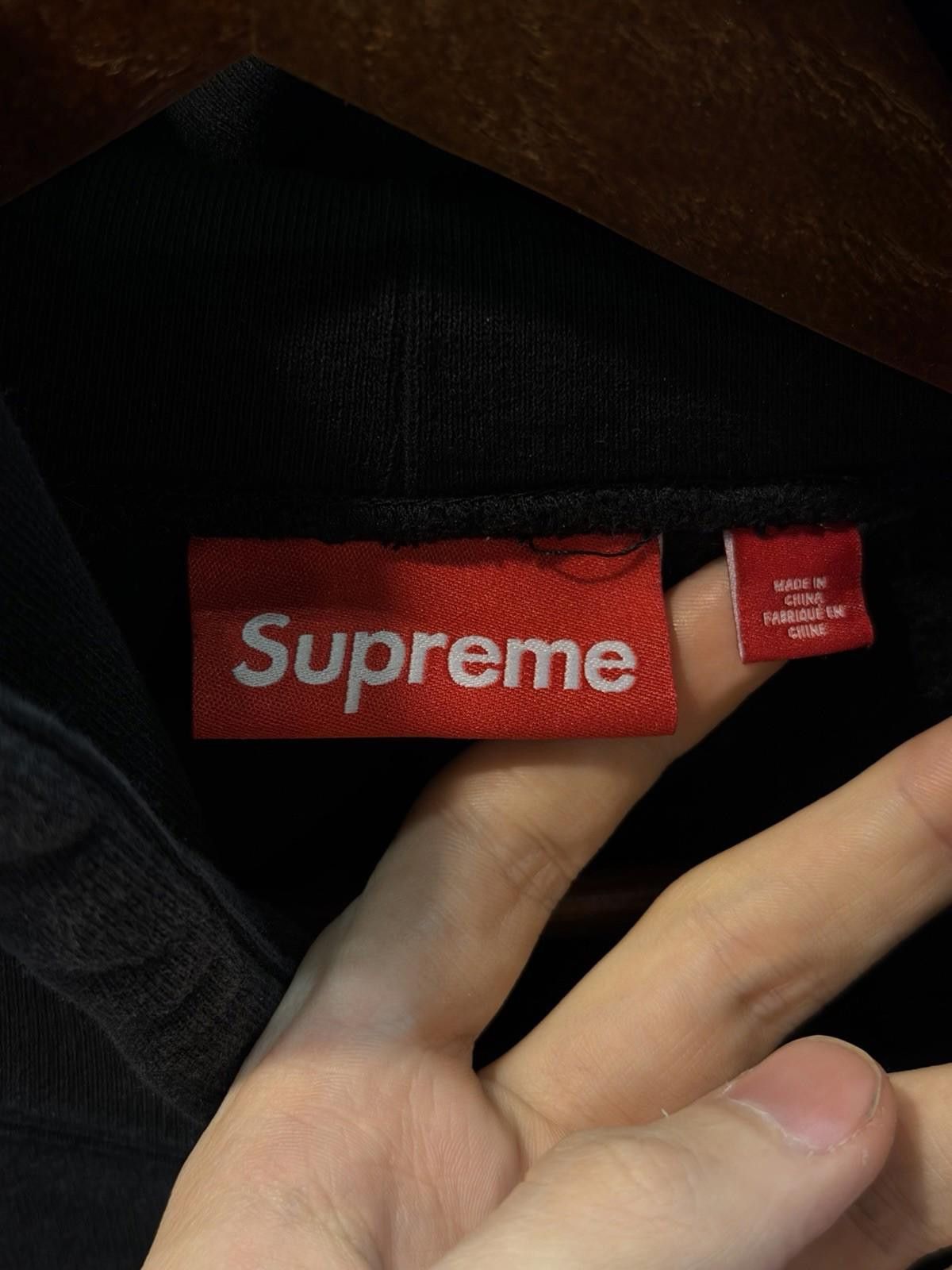 Supreme Supreme Washed Old English Hooded Sweatshirt BLACK LARGE Size US L / EU 52-54 / 3 - 8 Thumbnail