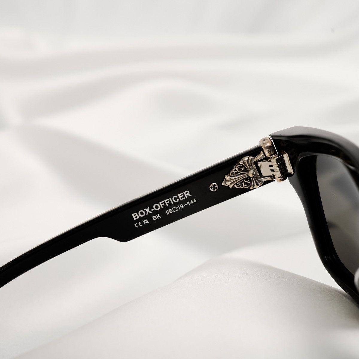 Chrome Hearts CHROME HEARTS BOX OFFICER BLACK SUNGLASSES Size ONE SIZE - 5 Thumbnail