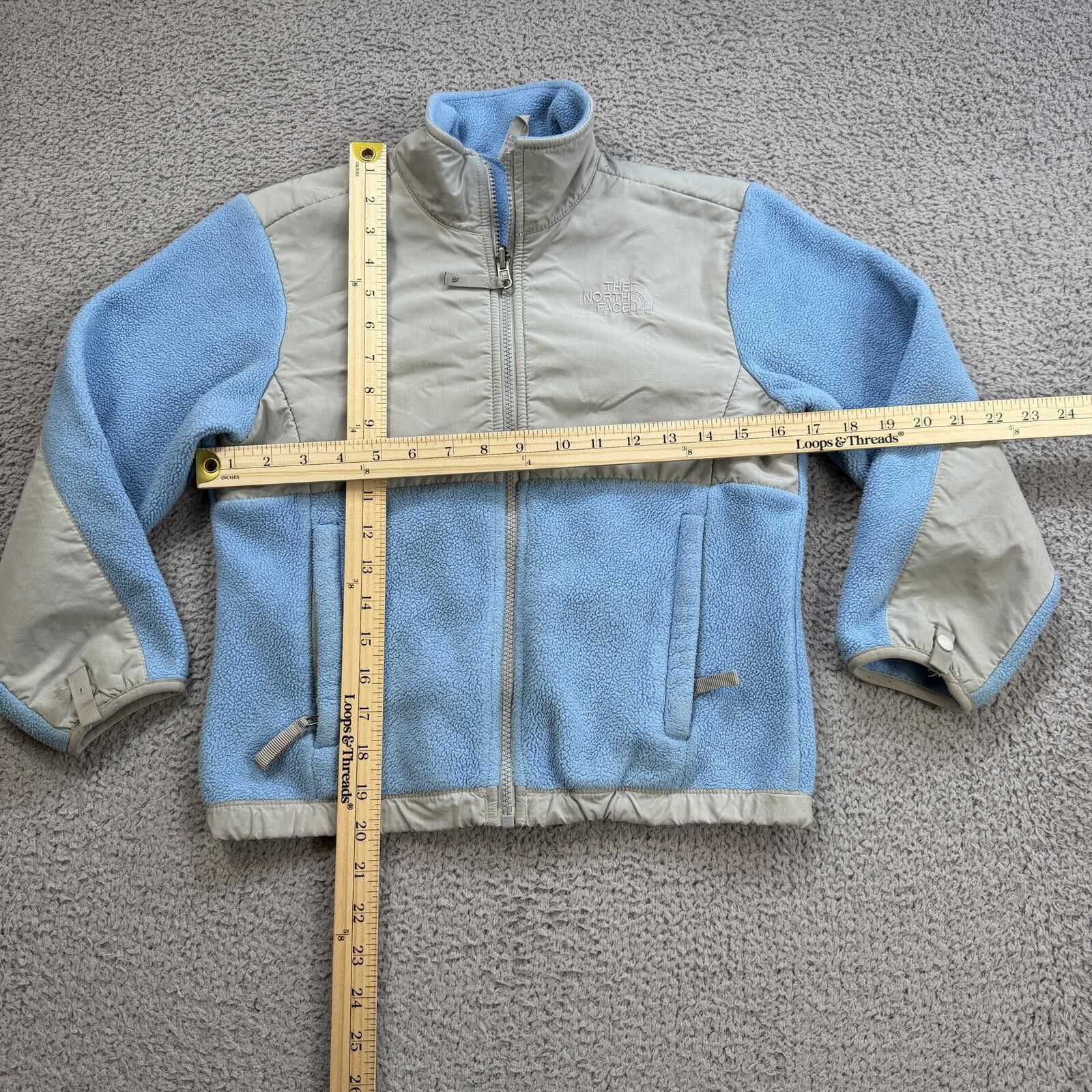 The North Face The North Face Denali Fleece Jacket Blue Girls L Polartec Size L / US 10 / IT 46 - 3 Thumbnail