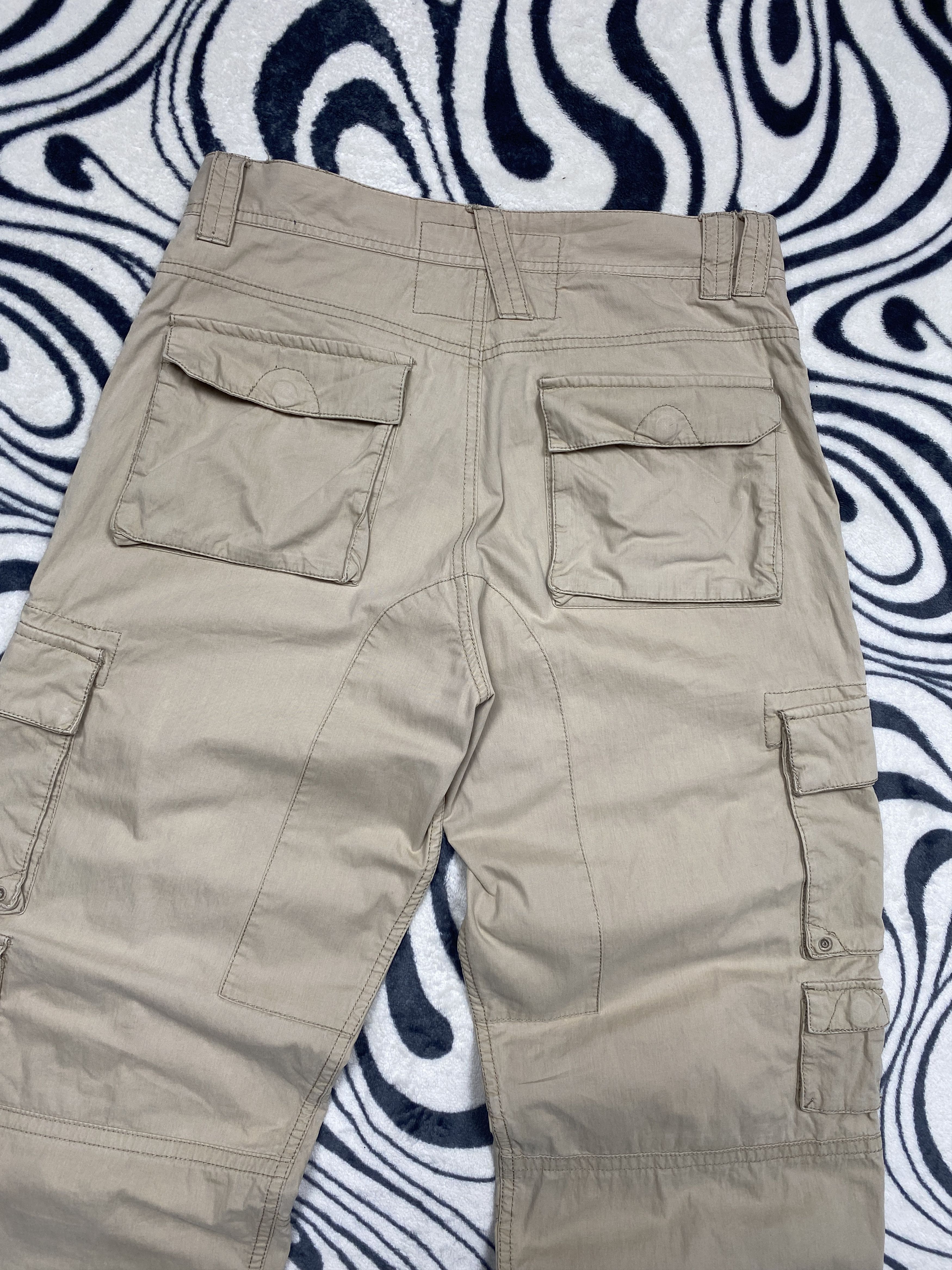 20471120 Vintage Military Cargo Pants Y2K Double Knee Size US 32 / EU 48 - 10 Thumbnail
