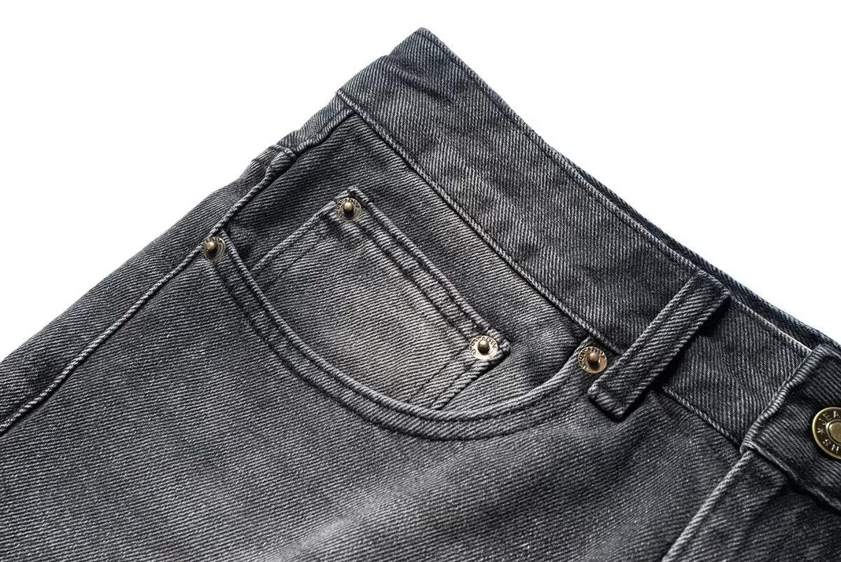 Designer × Vintage Streetwear Design Retro Baggy Hole Jeans Size US 33 - 4 Thumbnail
