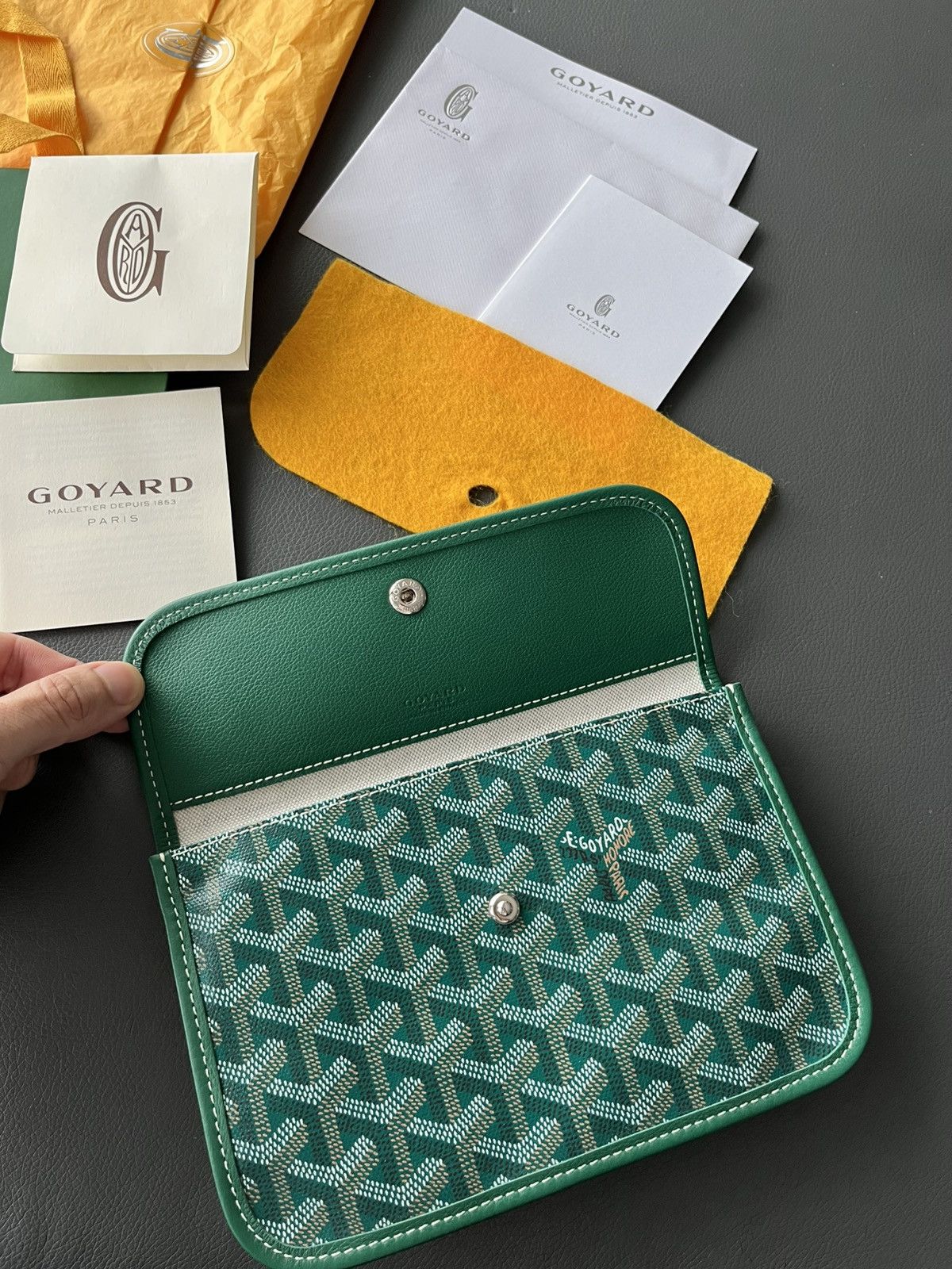Goyard Goyard Limited Edition XL Clutch Pouch Brand New Super Rare Size ONE SIZE - 11 Thumbnail