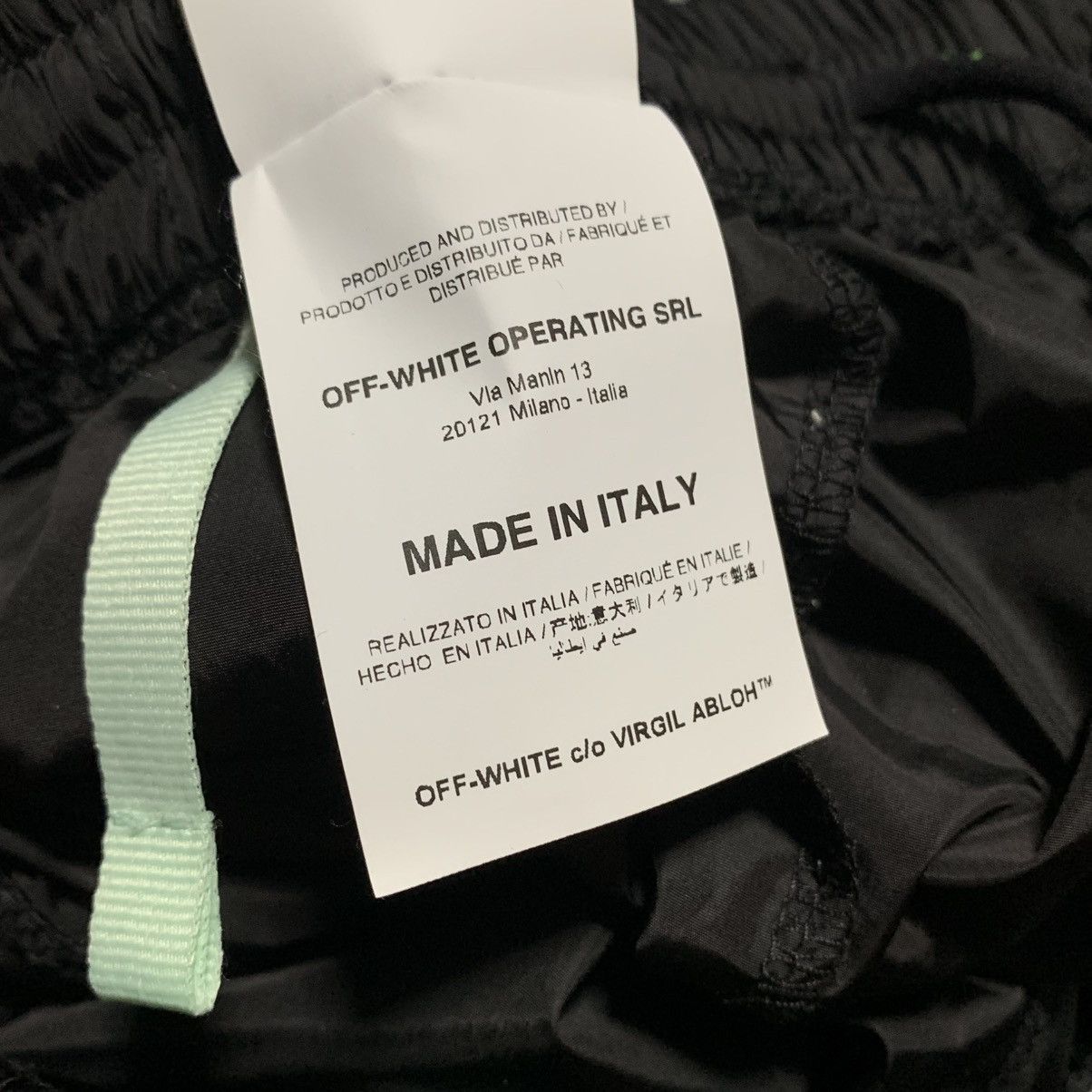 Off-White Off White Small Logo Black Track Pant Bottoms Tracksuit Size US 30 / EU 46 - 9 Thumbnail