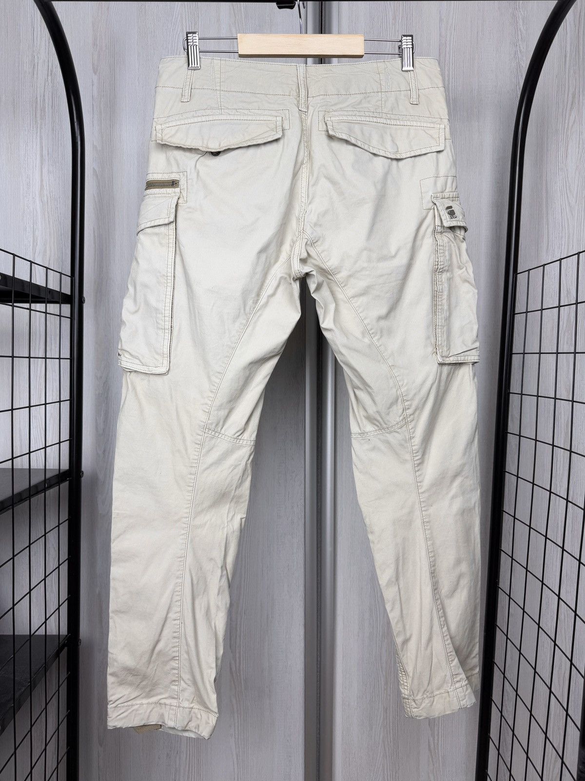 G-Star G-Star Raw Rovic Zip 3D Regular Tapered Cargo utility pants Size US 29 - 7 Thumbnail
