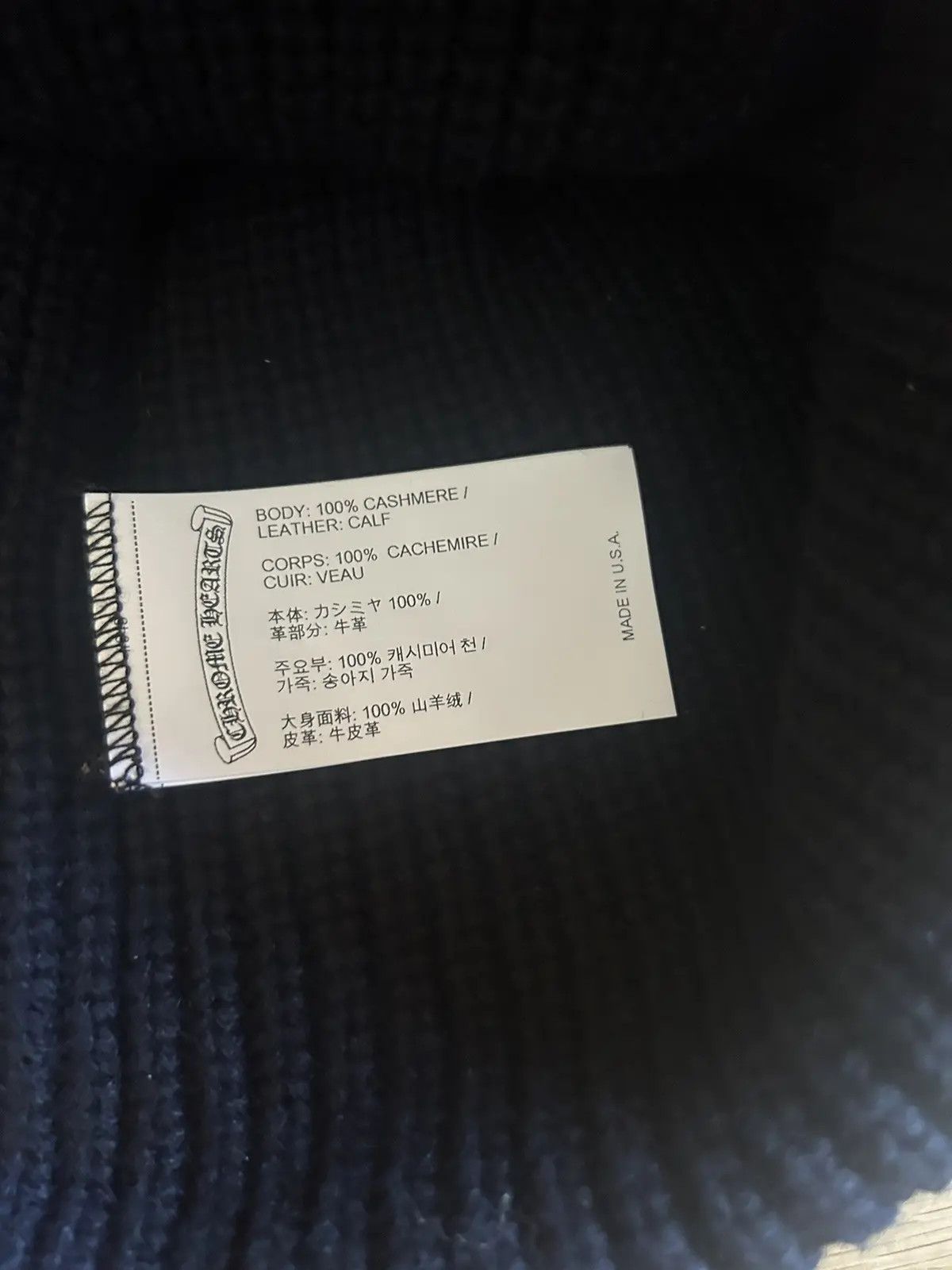 Chrome Hearts Chrome Hearts Sludge Beanie Size ONE SIZE - 4 Thumbnail