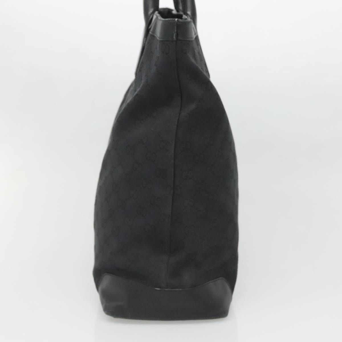Gucci GUCCI GG Canvas Sherry Line Hand Bag Black Silver 002 002 Size ONE SIZE - 5 Thumbnail