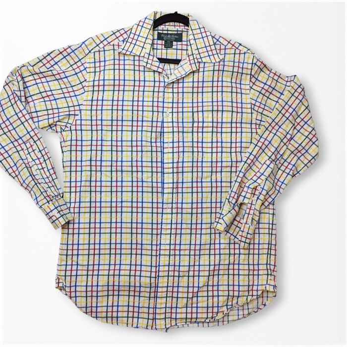 brooks brothers multi colored shirt