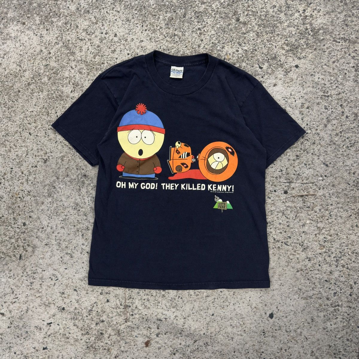 Vintage 90s South Park Oh My God They Killed Kenny Tee Size US L / EU 52-54 / 3 - 1 Thumbnail