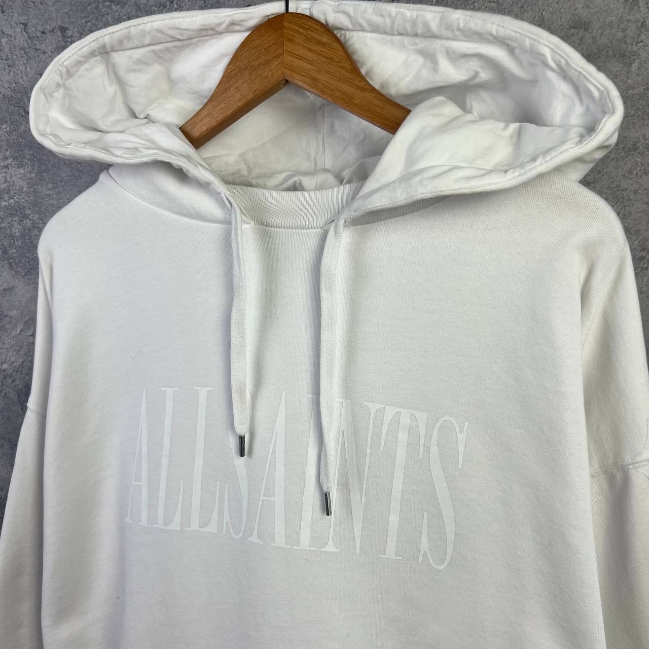 Allsaints Allsaints Big Logo Vintage Hoodie Size US L / EU 52-54 / 3 - 2 Thumbnail