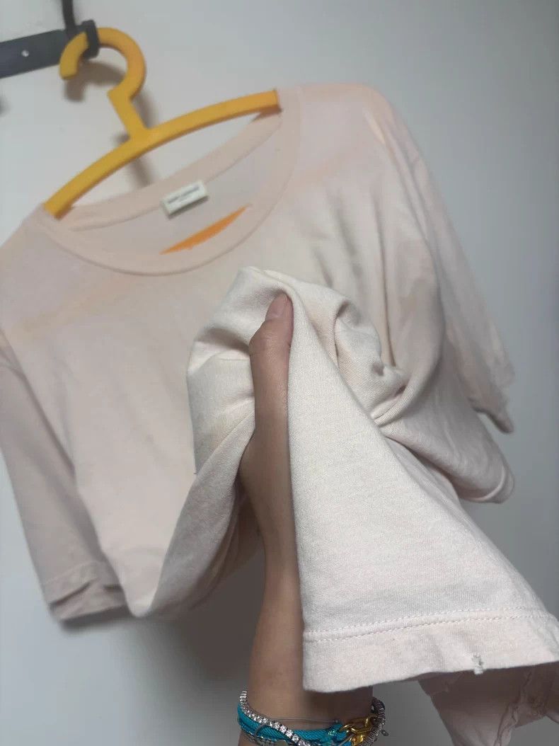 Saint Laurent Paris Saint laurent paris Fleshy pink ruffled and ripped short sl Size US S / EU 44-46 / 1 - 9 Thumbnail