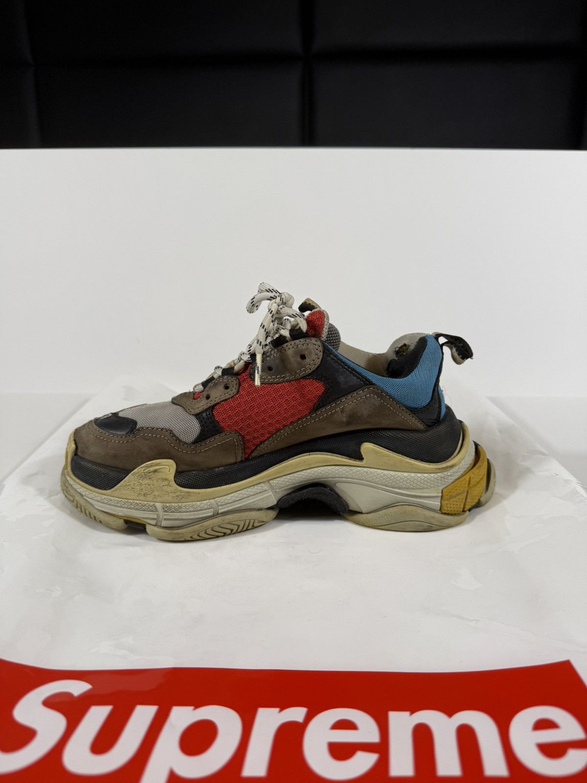 Balenciaga Balenciaga Triple S Multi Color Half & Half ‘Split’ Size US 7 / EU 40 - 5 Thumbnail