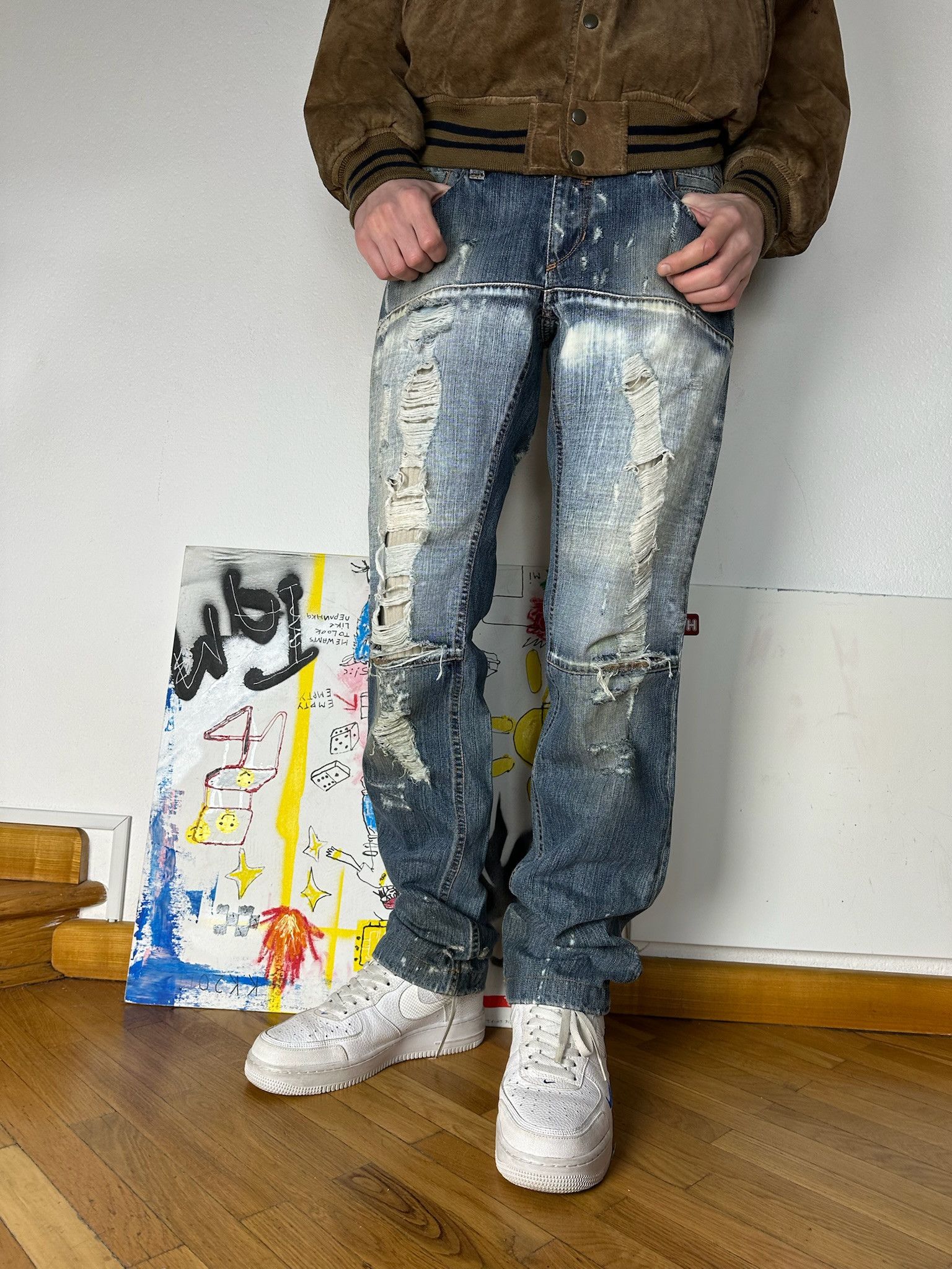 Dolce & Gabbana Vintage Dolce Gabbana Jeans Distressed Denim Size US 31 - 8 Thumbnail