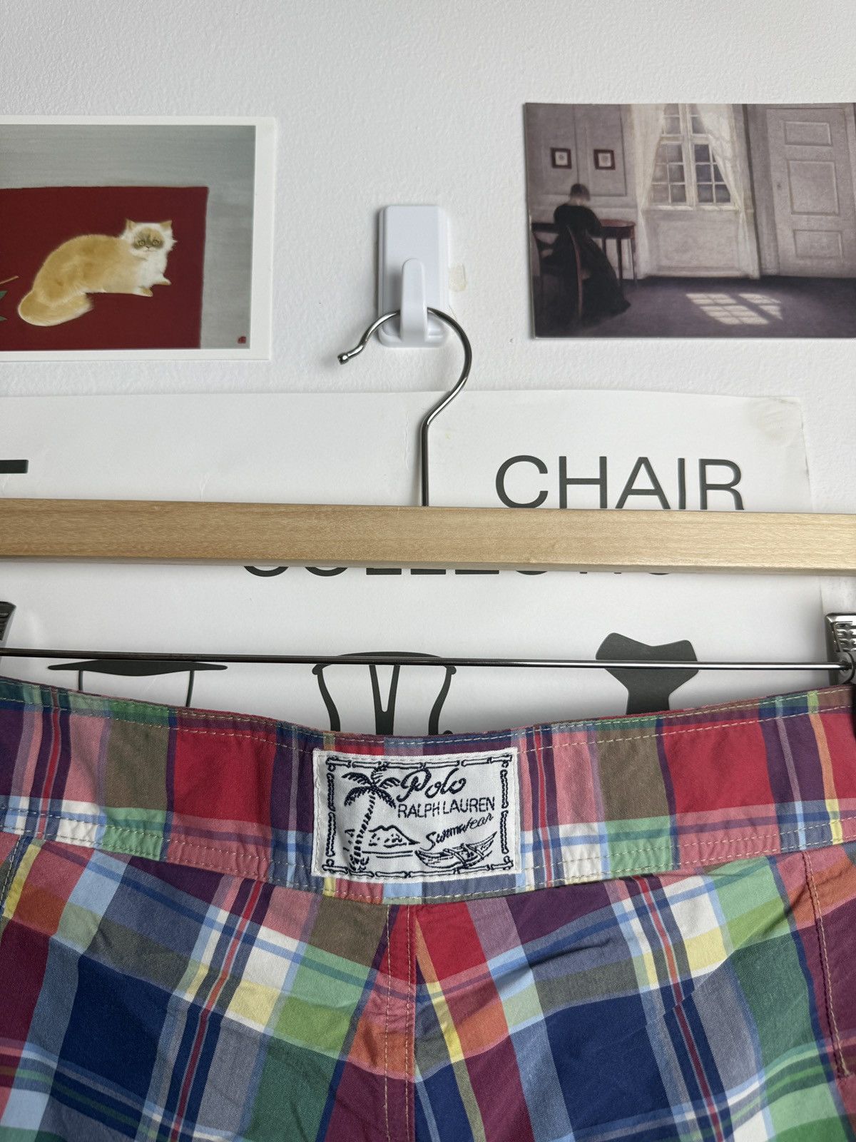 Designer Polo Ralph Lauren checked tartan shorts 34 old money deisnger Size US 34 / EU 50 - 4 Thumbnail