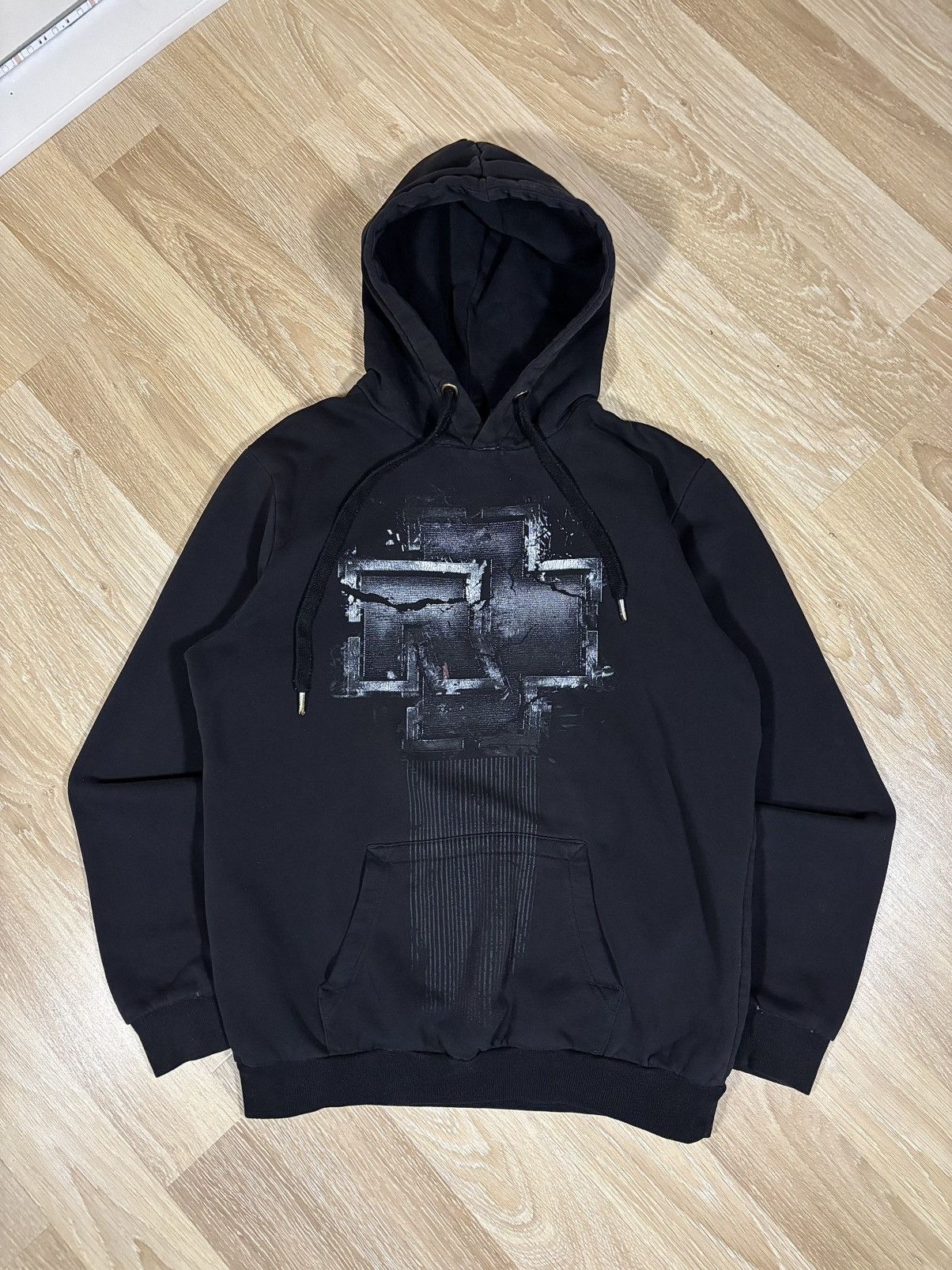 Vintage VINTAGE RAMMSTEIN MERCH HOODIE Size US L / EU 52-54 / 3 - 1 Thumbnail