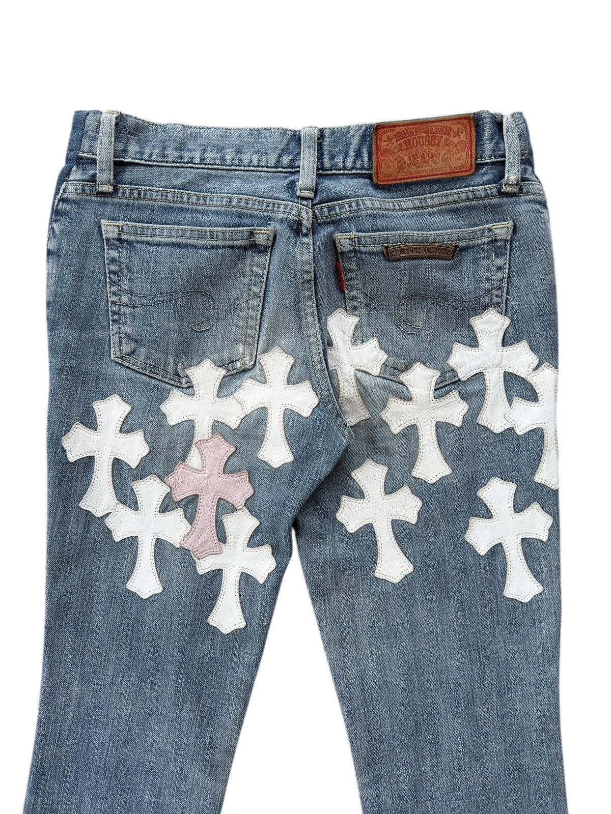 Chrome Hearts 1/1 Chrome Hearts Moussy Japanese Denim Cross Jeans Size US 26 / EU 42 - 9 Thumbnail