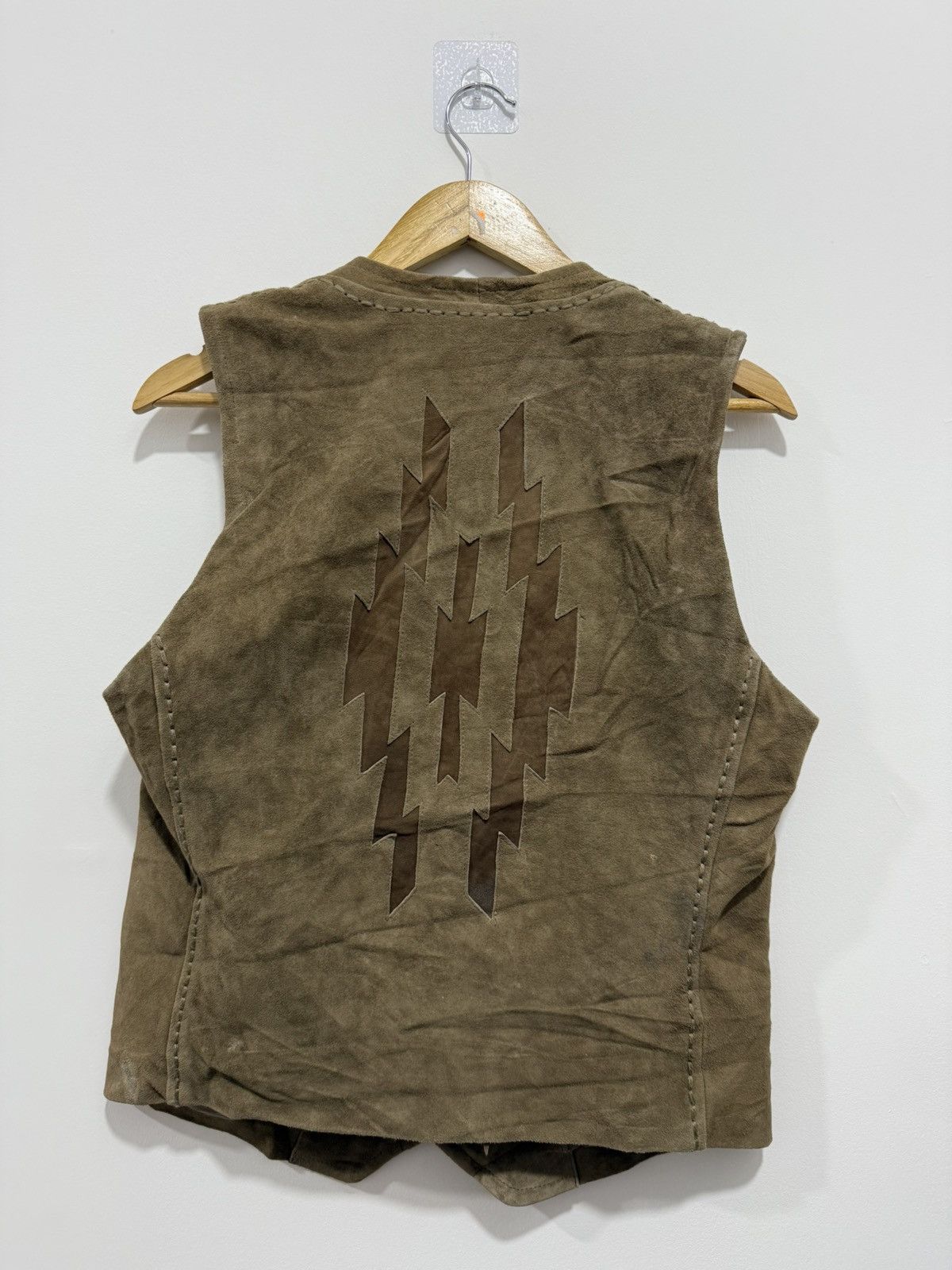 Japanese Brand × Leather G.O.A Suede Leather Vest Size US M / EU 48-50 / 2 - 2 Thumbnail