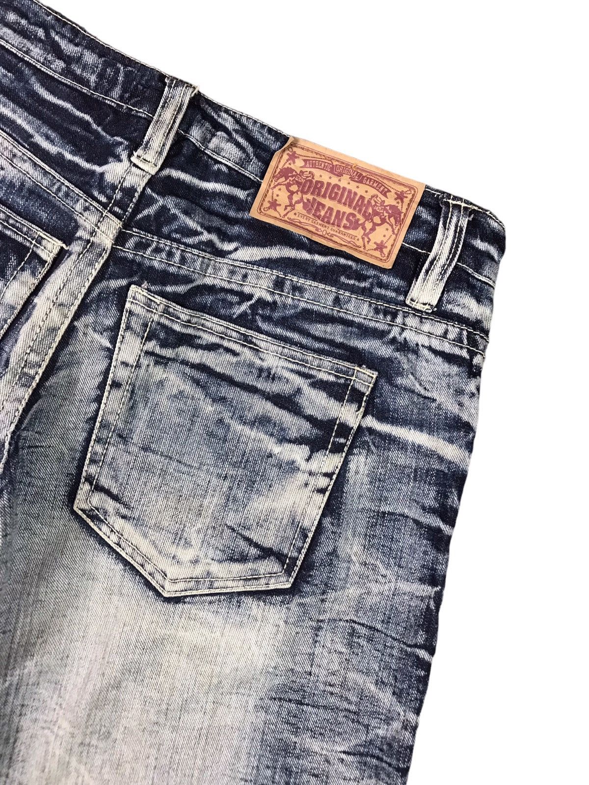 Japanese Brand Vintage Distressed SPEED TRASH JEANS Size US 32 / EU 48 - 9 Thumbnail