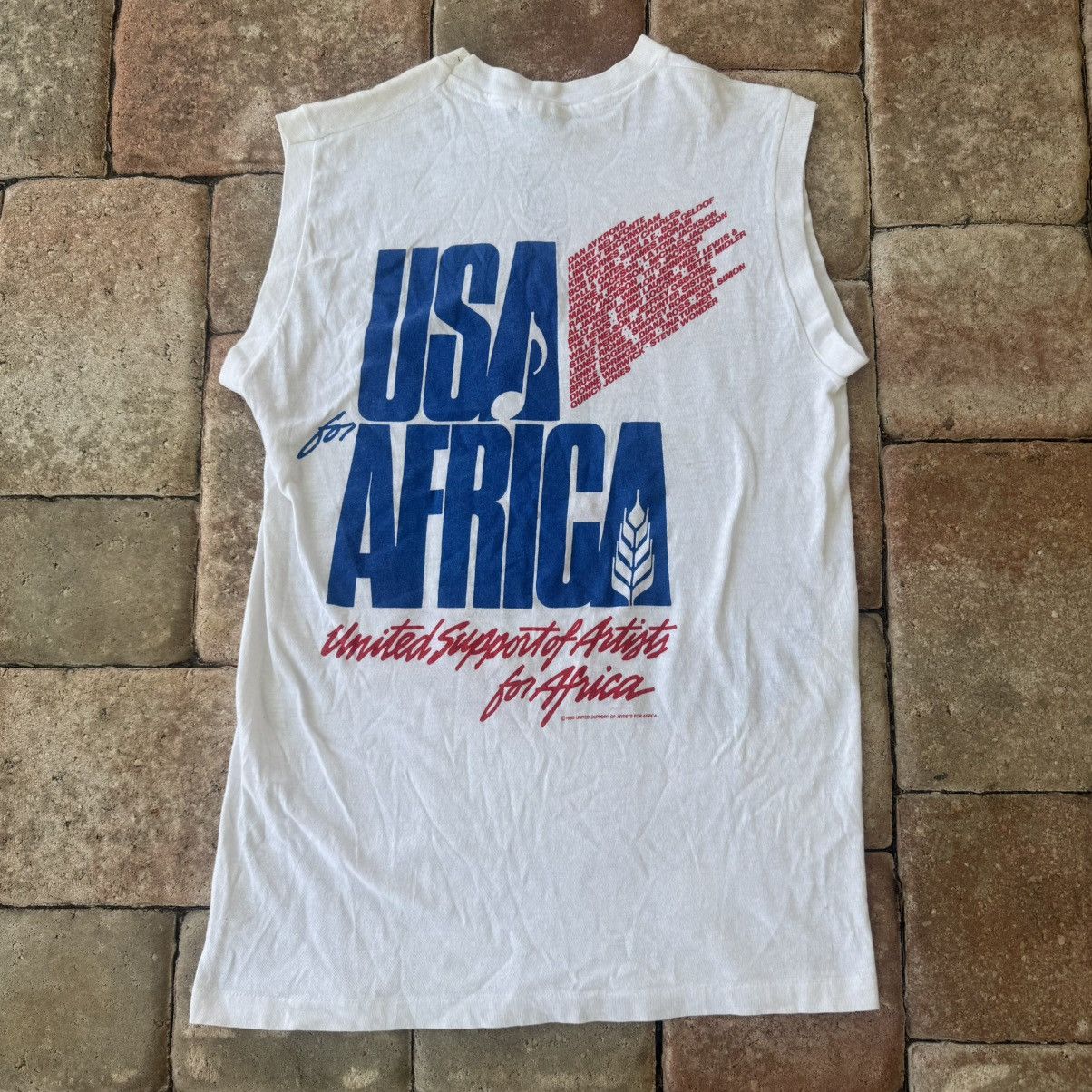 Band Tees Vintage x We are the World Size US L / EU 52-54 / 3 - 2 Thumbnail
