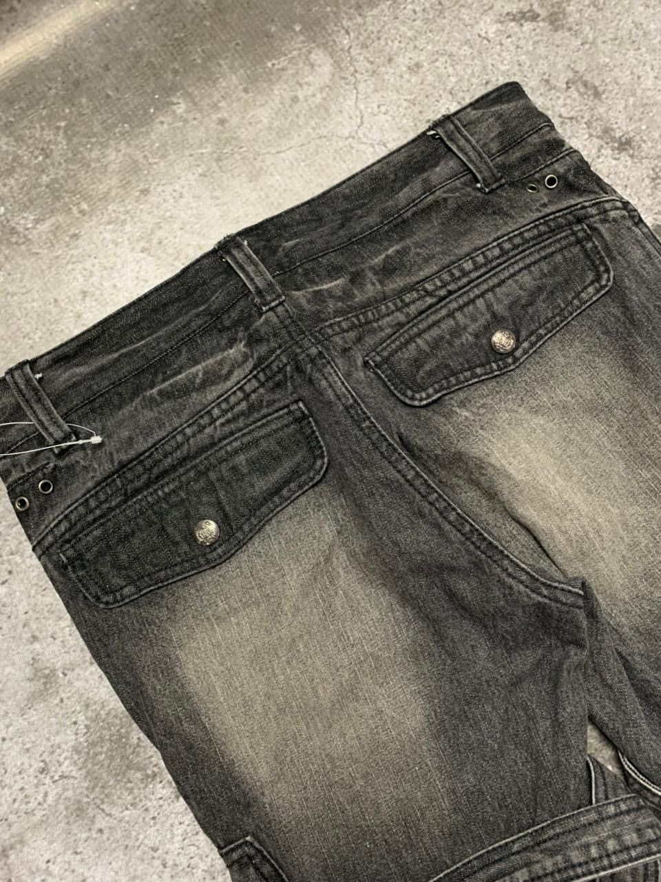 LOWBOX “LOWBOX” Goth Bondage Japanese Flared Pants Size US 30 / EU 46 - 8 Thumbnail