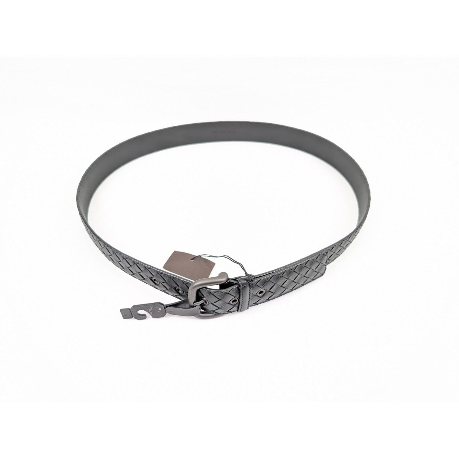 Bottega Veneta o1rshd1 Size: 105 / Intrecciato Belt in Black Size 40 - 15 Thumbnail