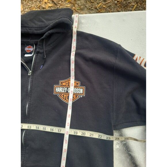 Harley Davidson Vintage Harley Davidson Richmond Full Zip Hoodie Size US XL / EU 56 / 4 - 11 Thumbnail